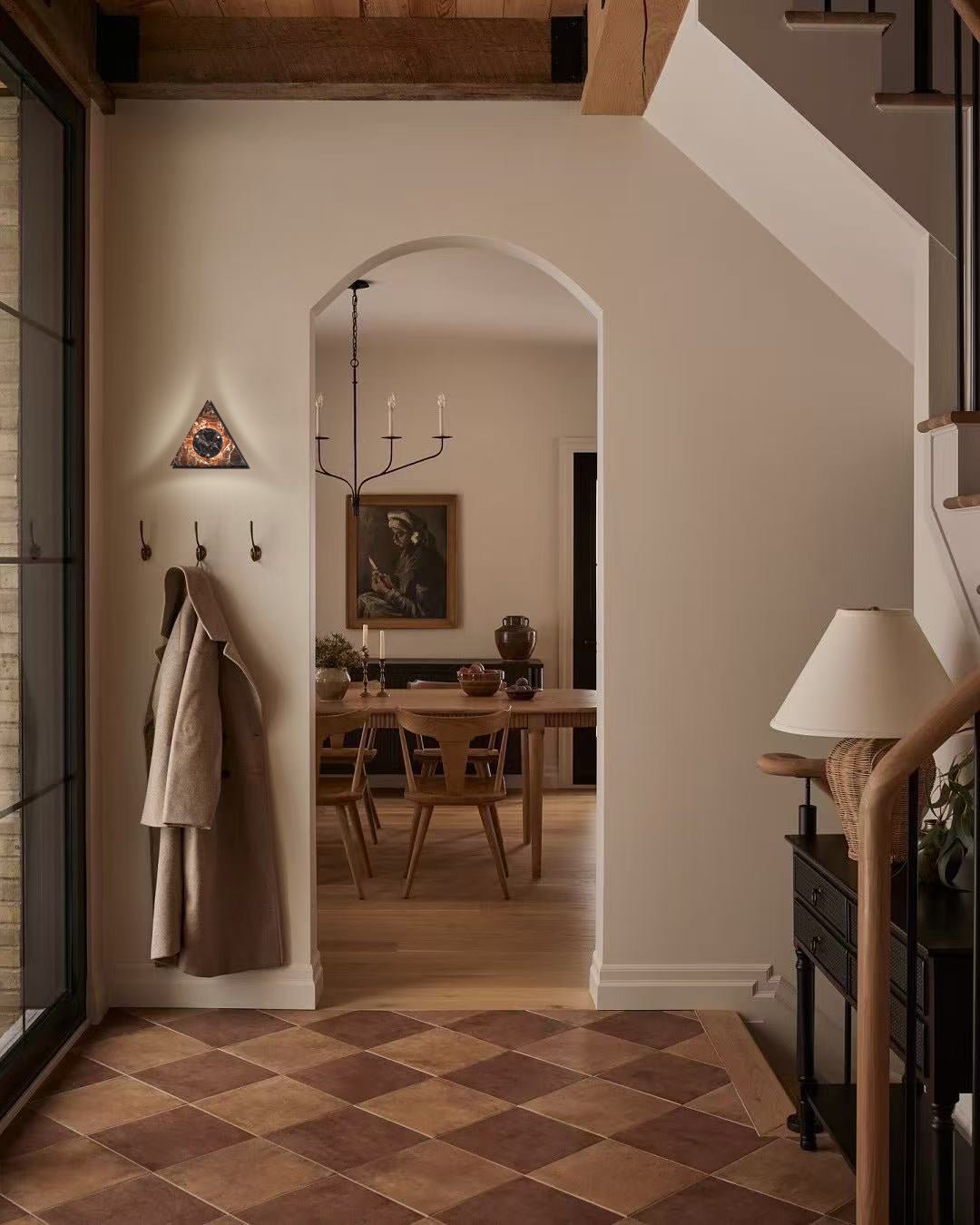 Pyramid Rustic Marble Wall Light - Letslighting