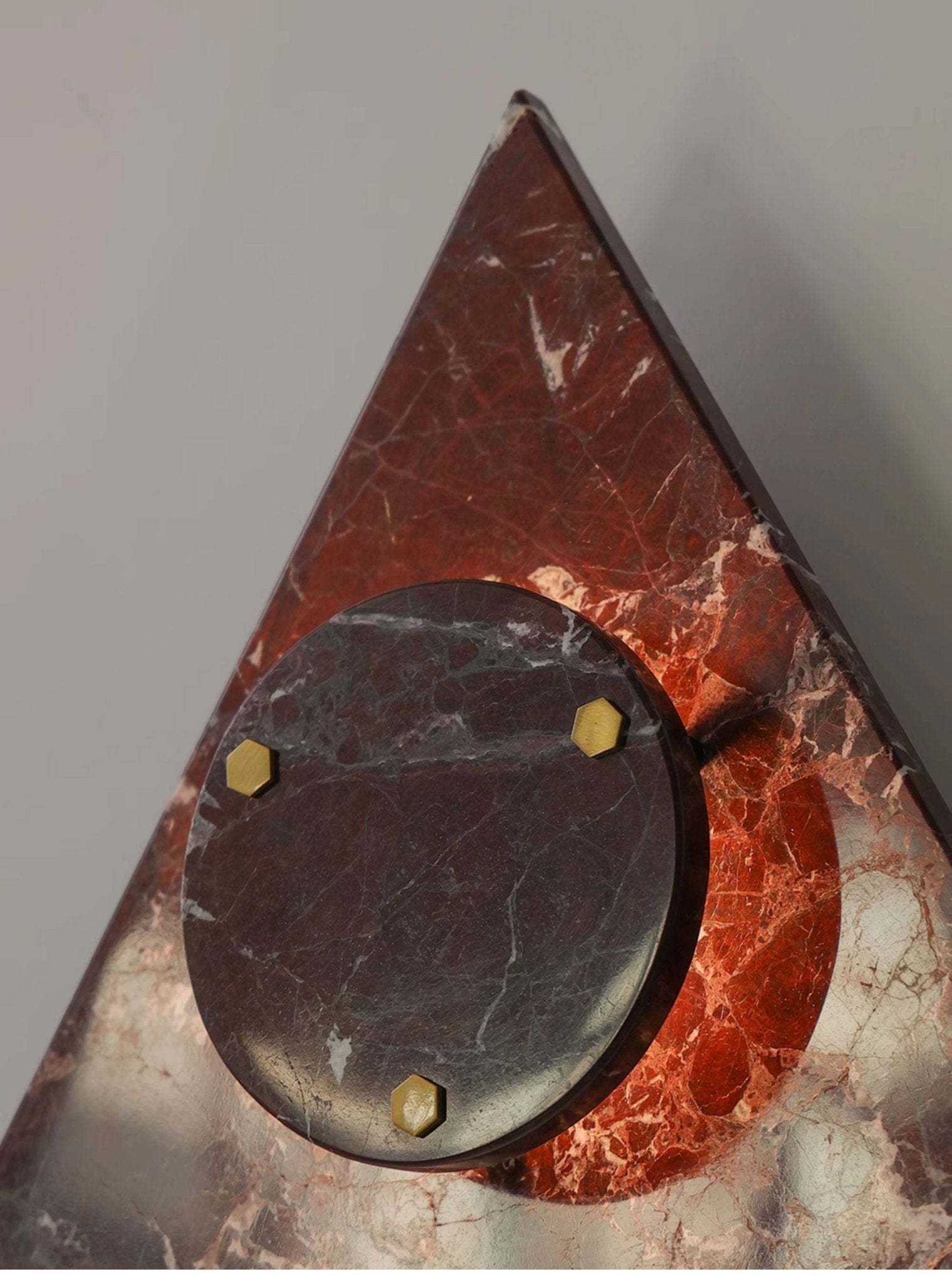 Pyramid Rustic Marble Wall Light - Letslighting