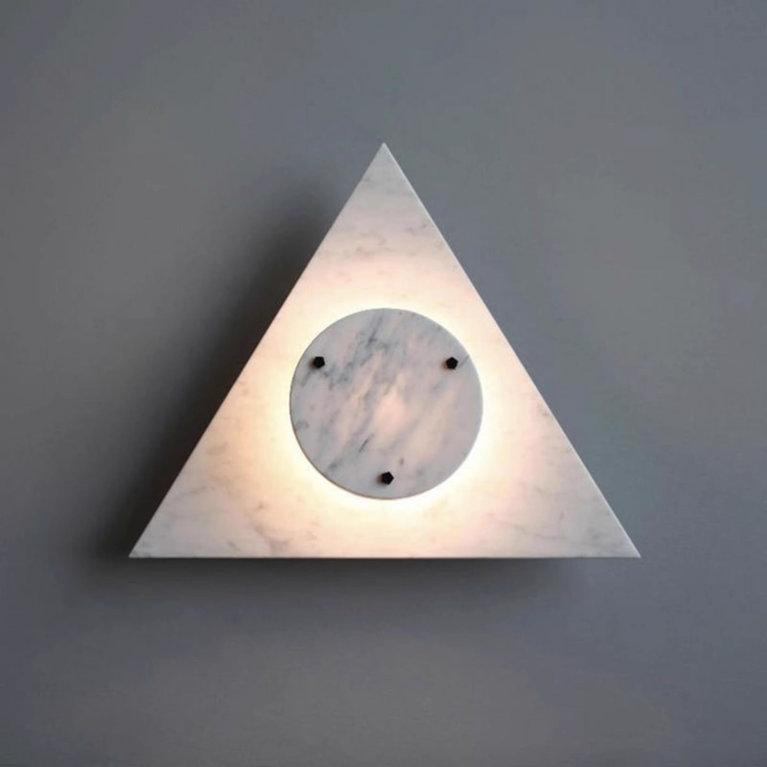 Pyramid Rustic Marble Wall Light - Letslighting