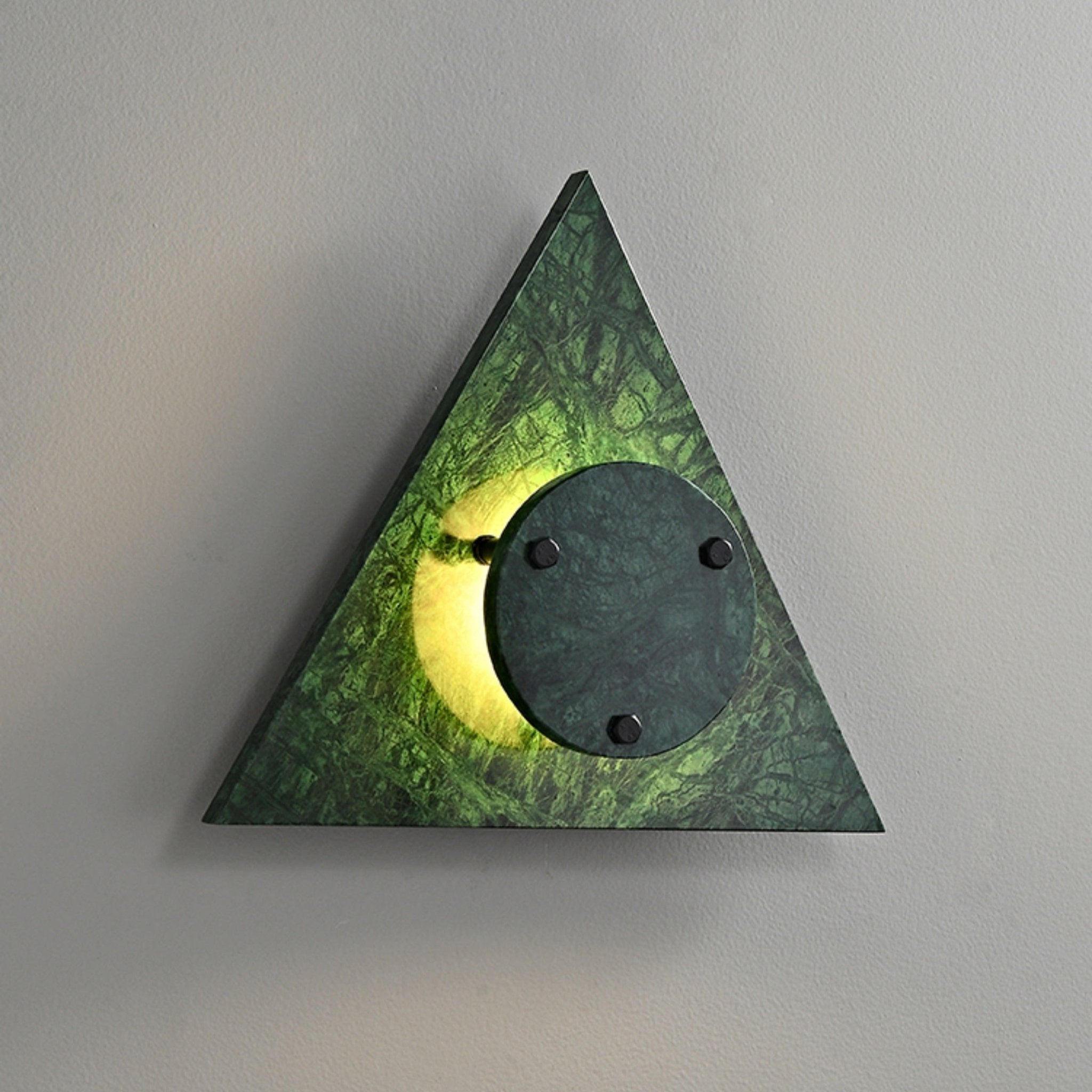 Pyramid Rustic Marble Wall Light - Letslighting