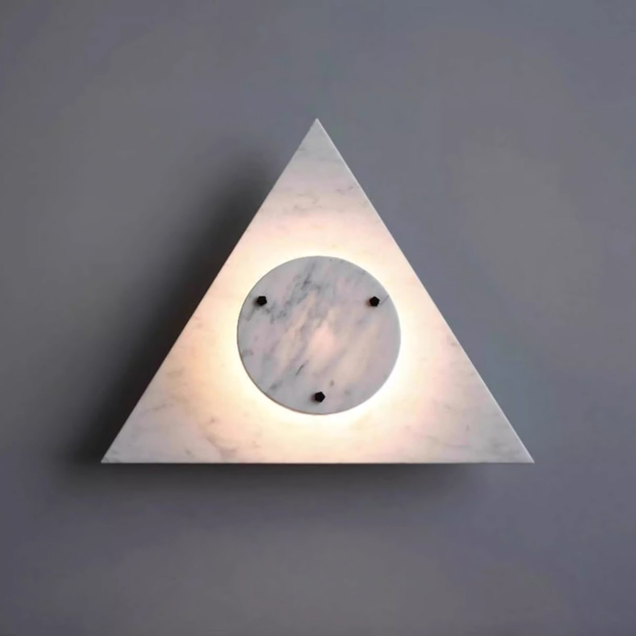 Pyramid Rustic Marble Wall Light - Letslighting