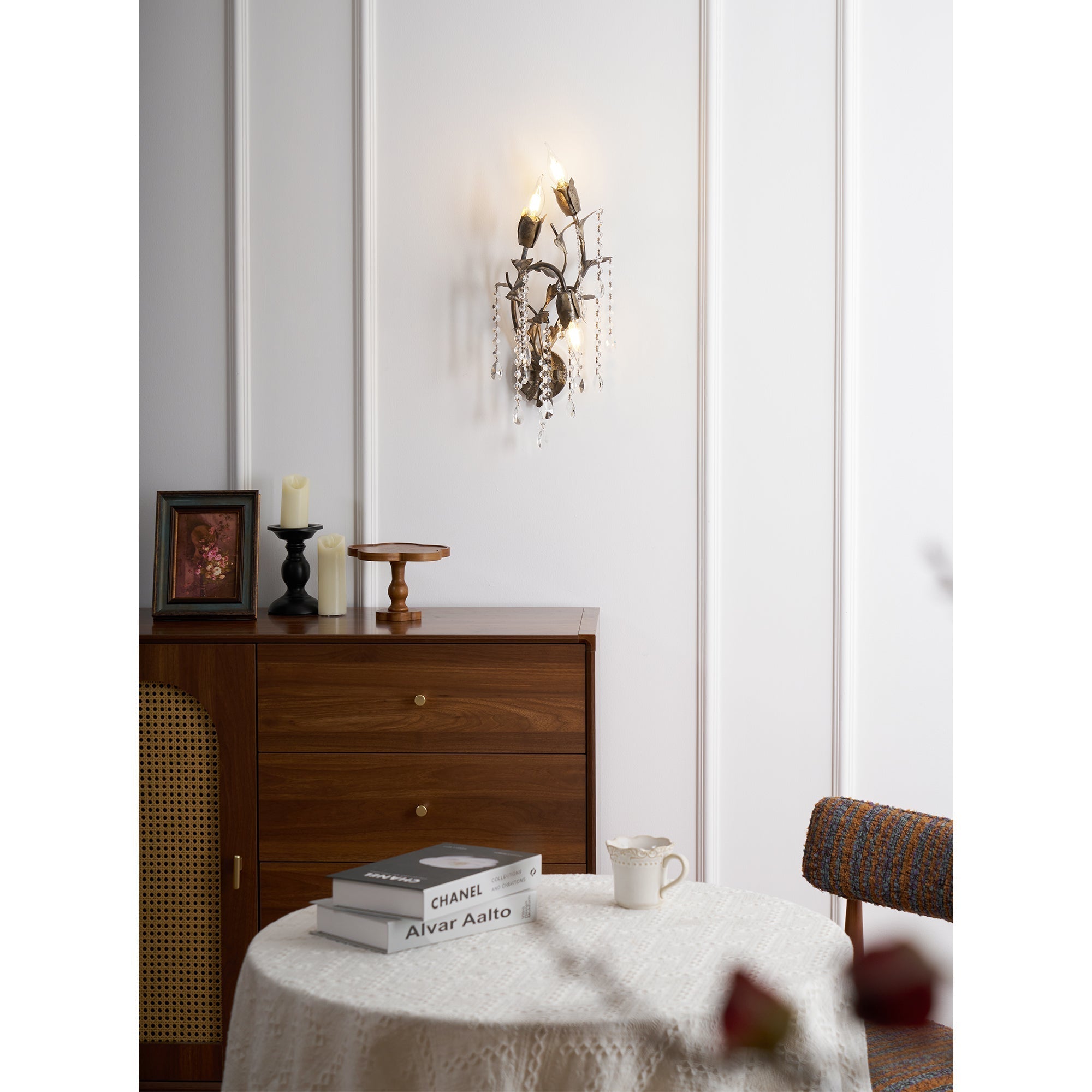 Otalara Individual Creativity Metal Crystal Wall Lamp - Lamp Copper