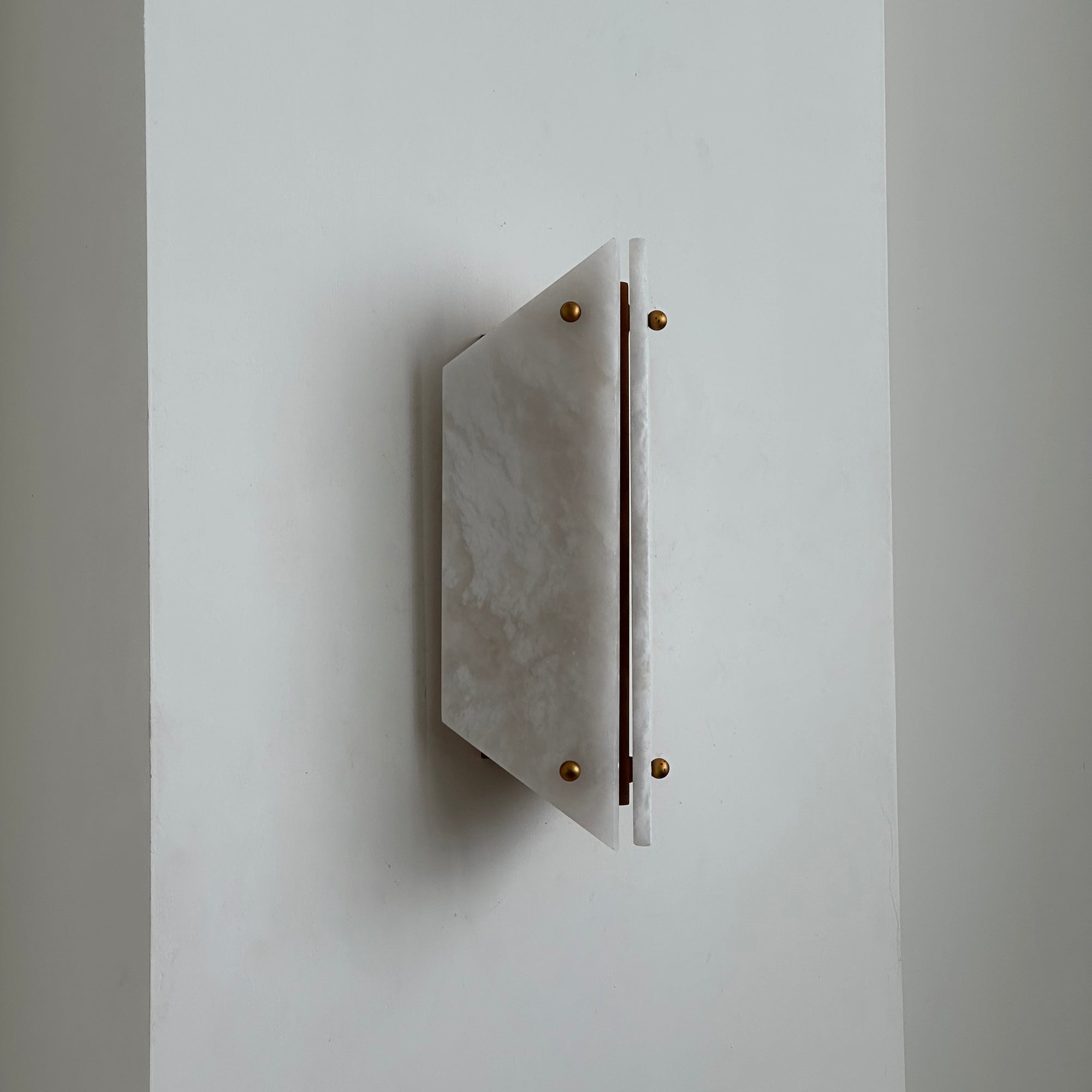 Elaeira Individual Creativity Stone Alabaster Wall Lamp - Lamp Copper