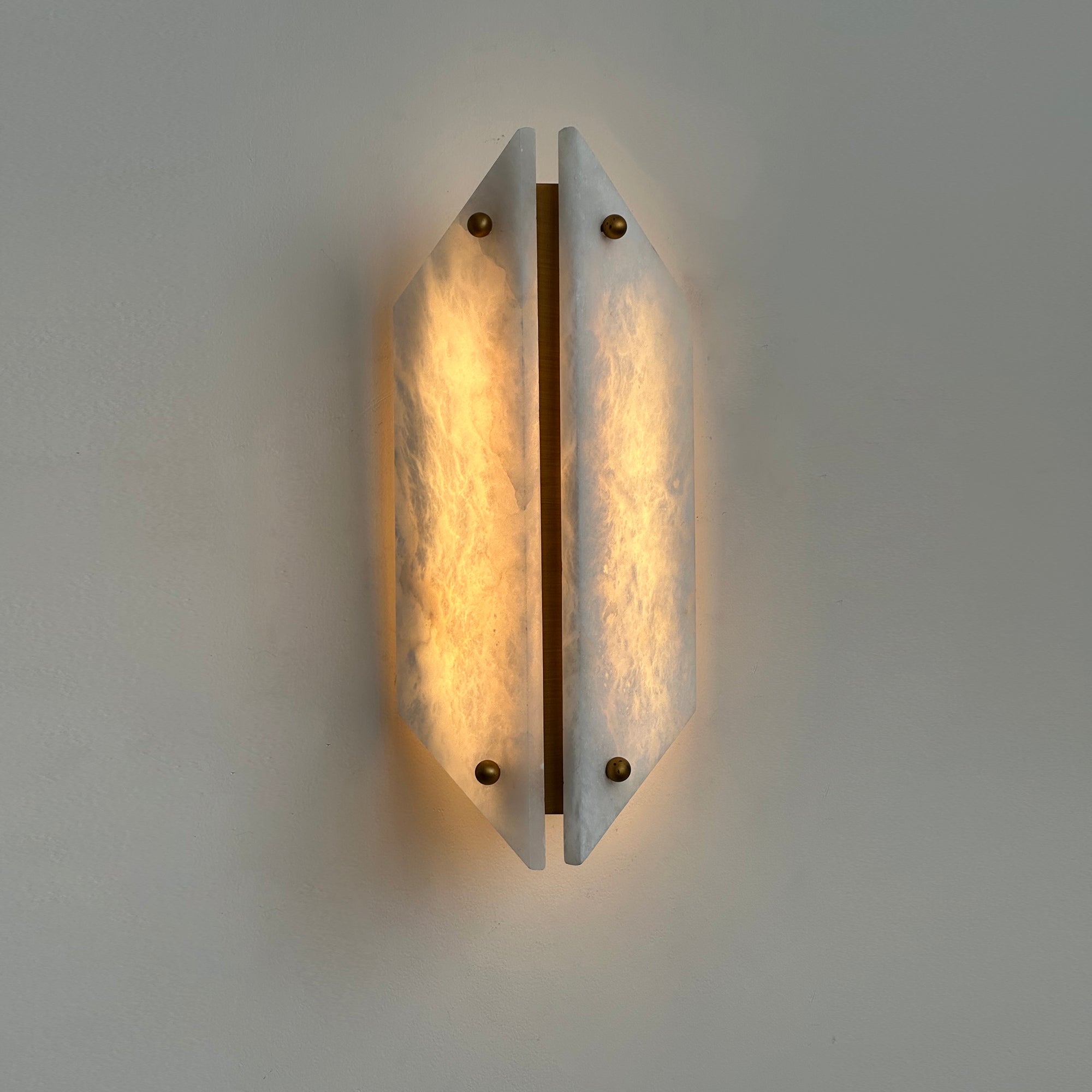 Elaeira Individual Creativity Stone Alabaster Wall Lamp - Lamp Copper