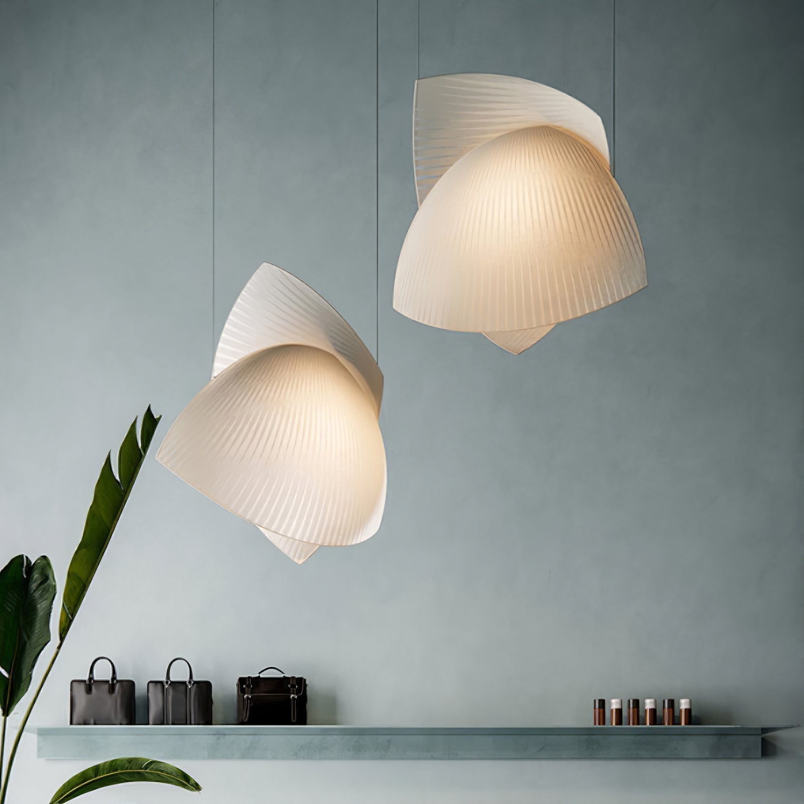 Osilora Premium Elegance Metal Fabric Pendant Lamp - Lamp Copper