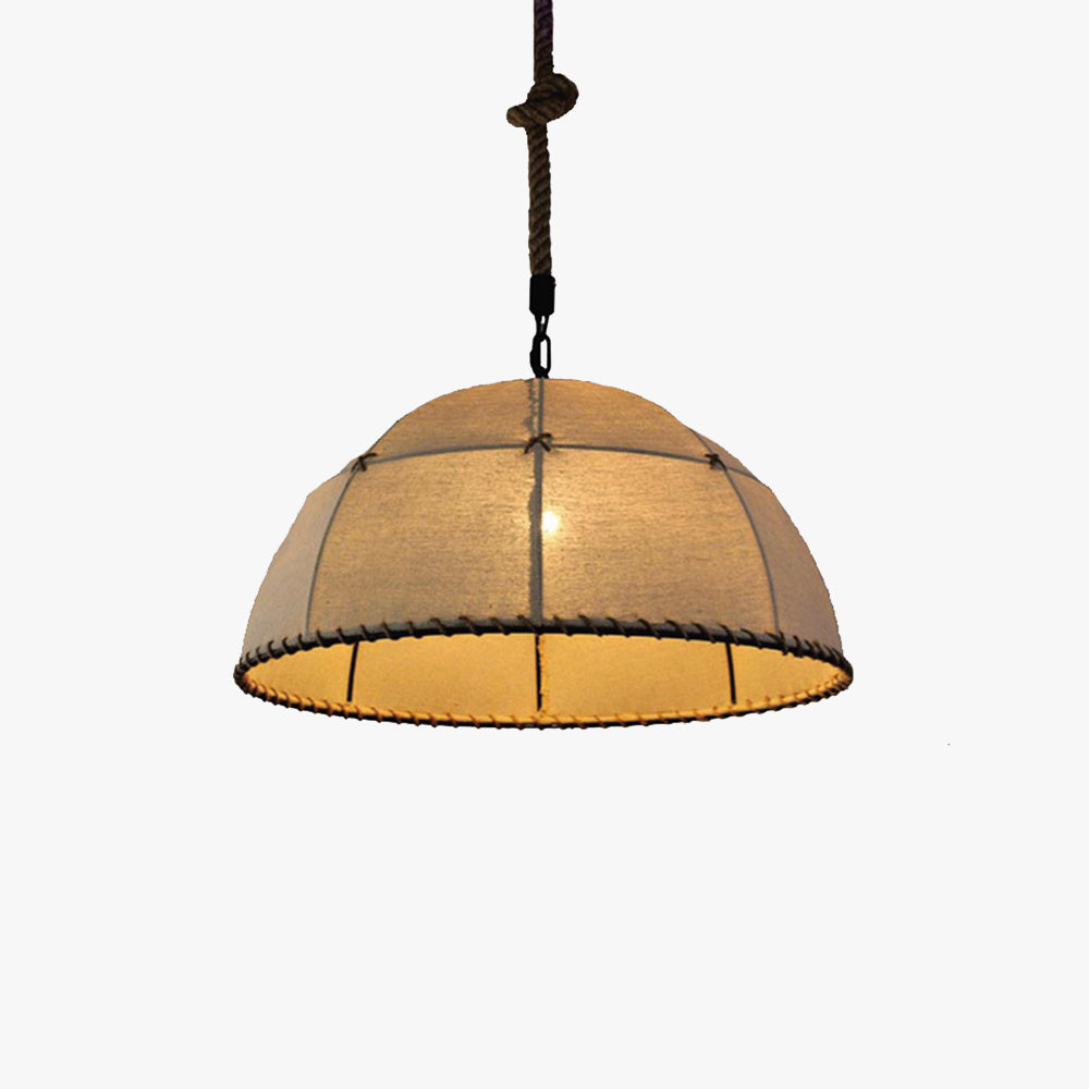 Ritta Industrial LED Lámpara Colgante Metal Cuerda Dormitorio