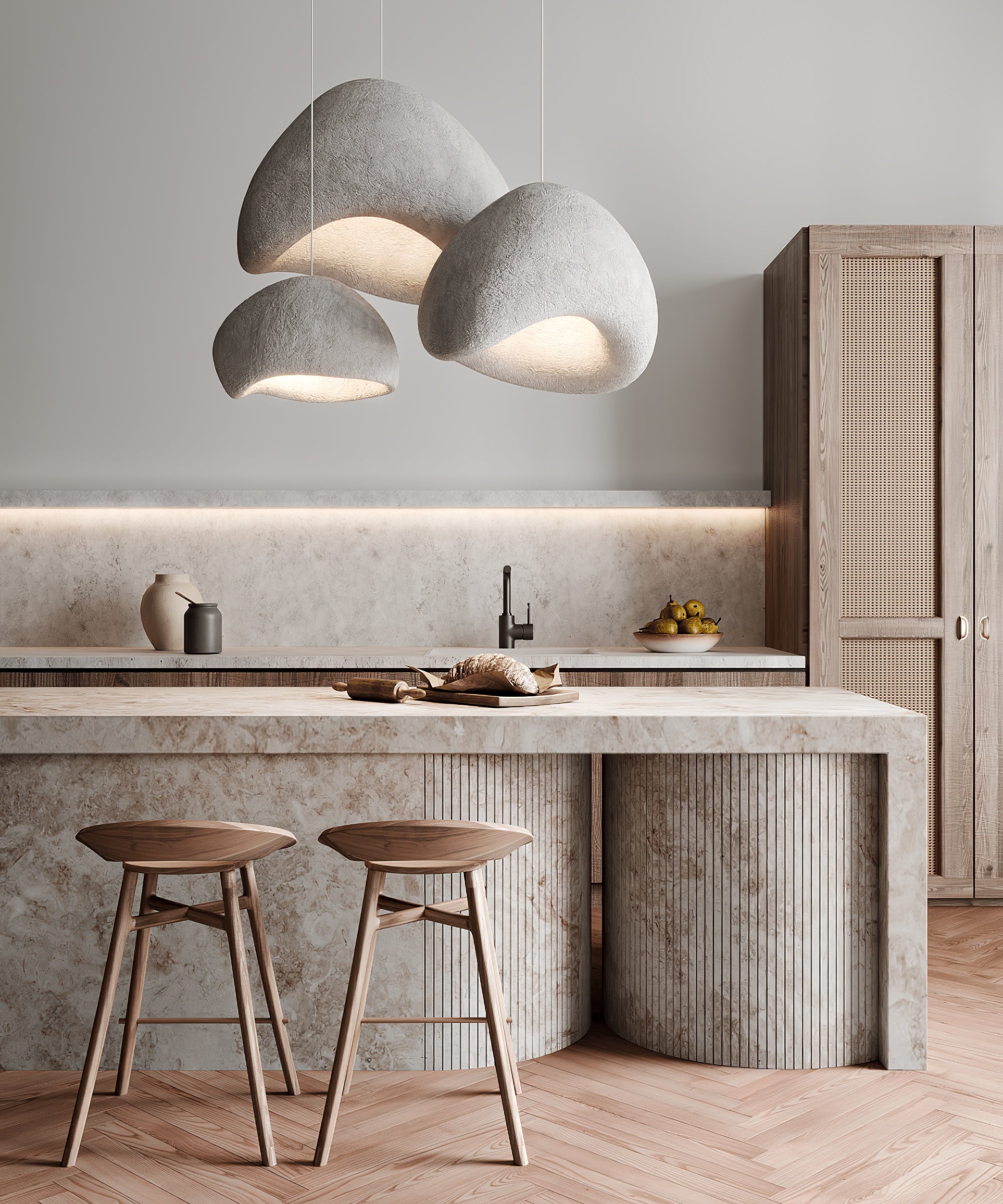 Khmara Rough Combination Chandelier B - Letslighting