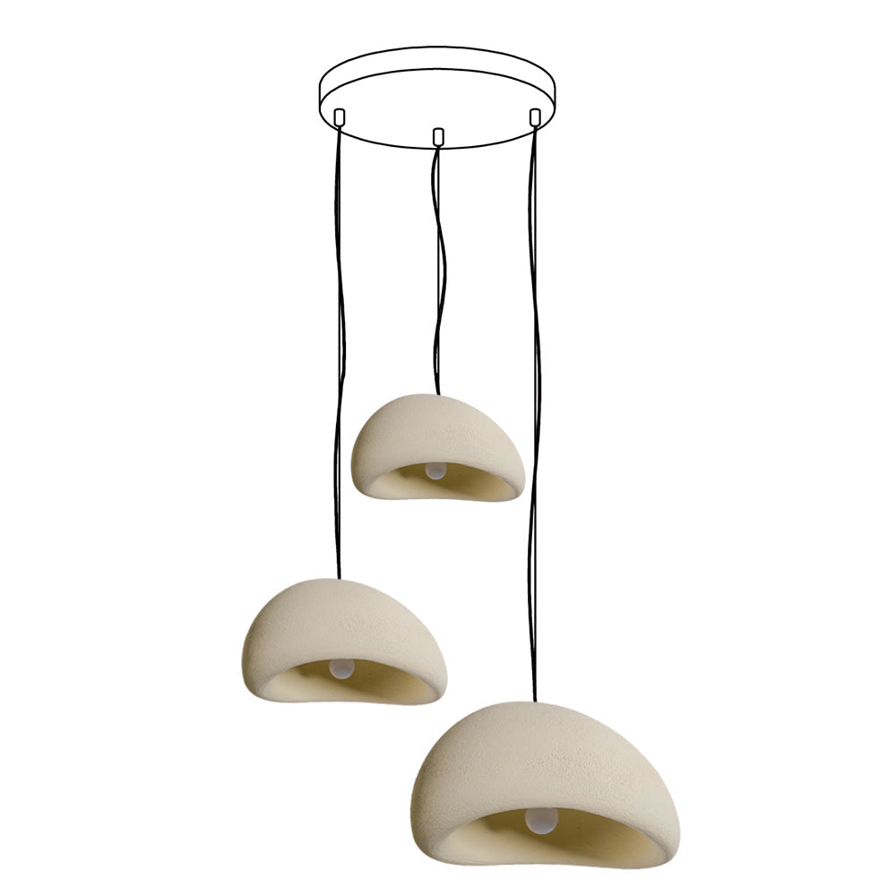 Khmara Rough Combination Chandelier B - Letslighting