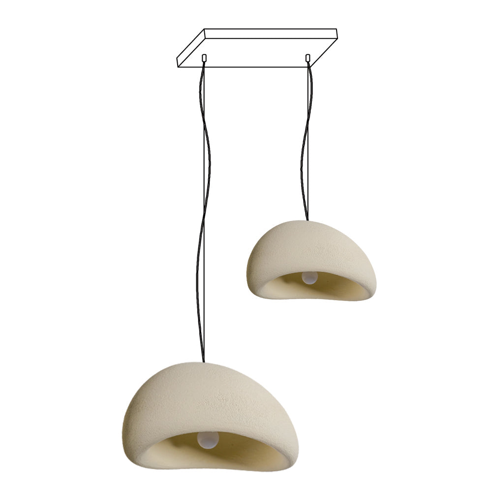 Khmara Rough Combination Chandelier B - Letslighting