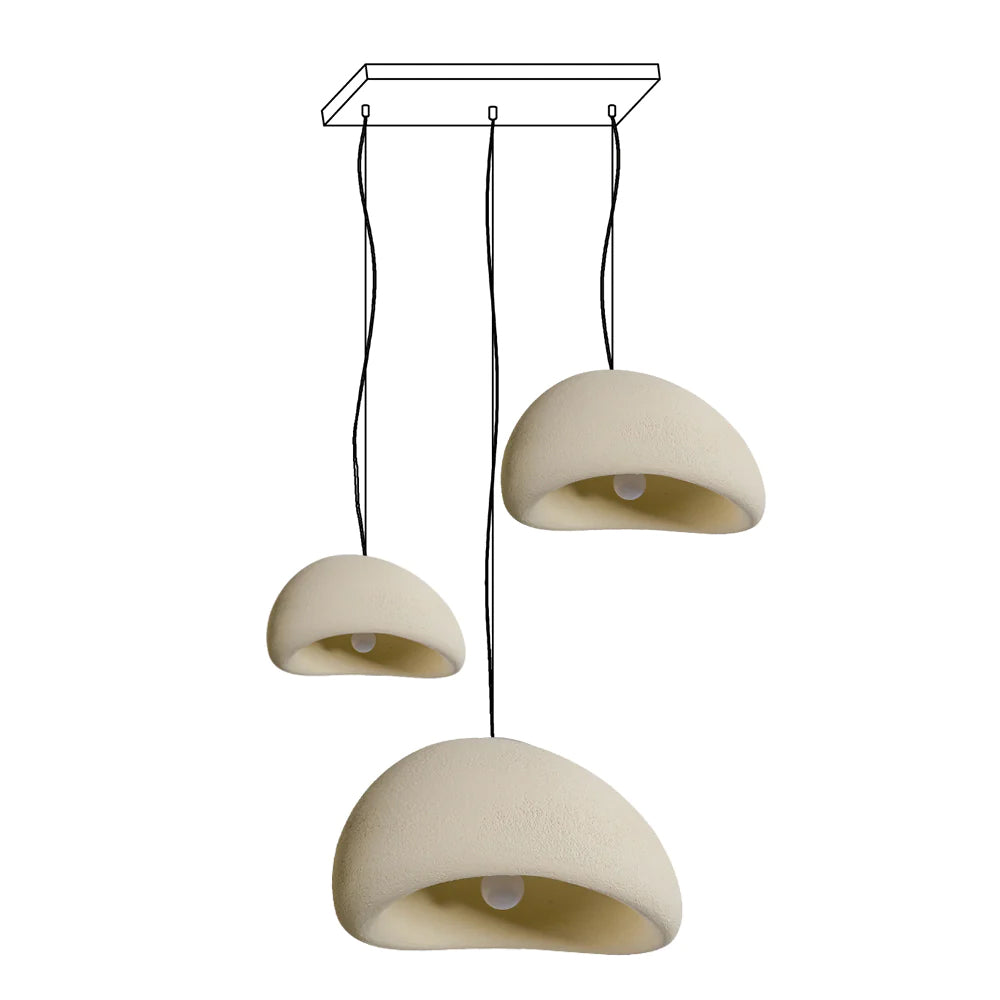 Khmara Rough Combination Chandelier B - Letslighting