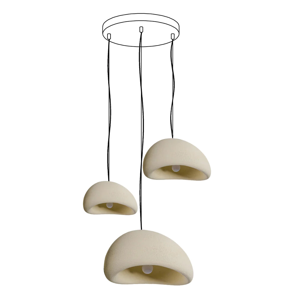Khmara Rough Combination Chandelier B - Letslighting