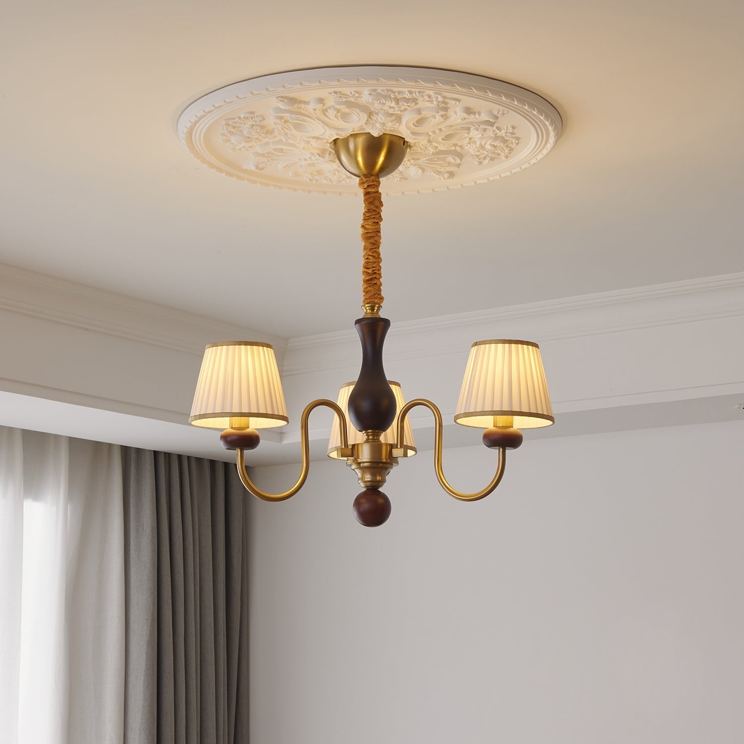 Walden Pleat Chandelier - Letslighting