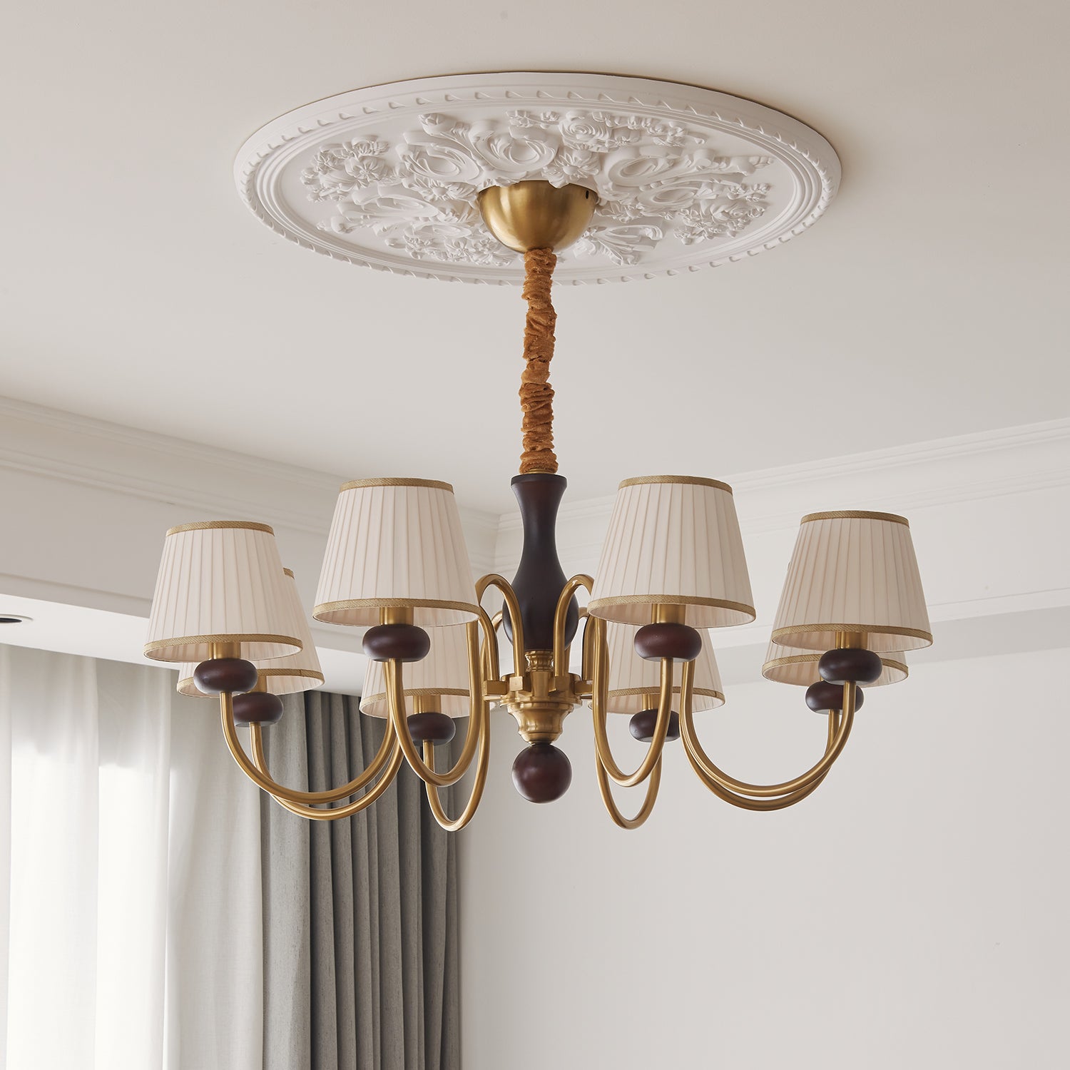 Walden Pleat Chandelier - Letslighting