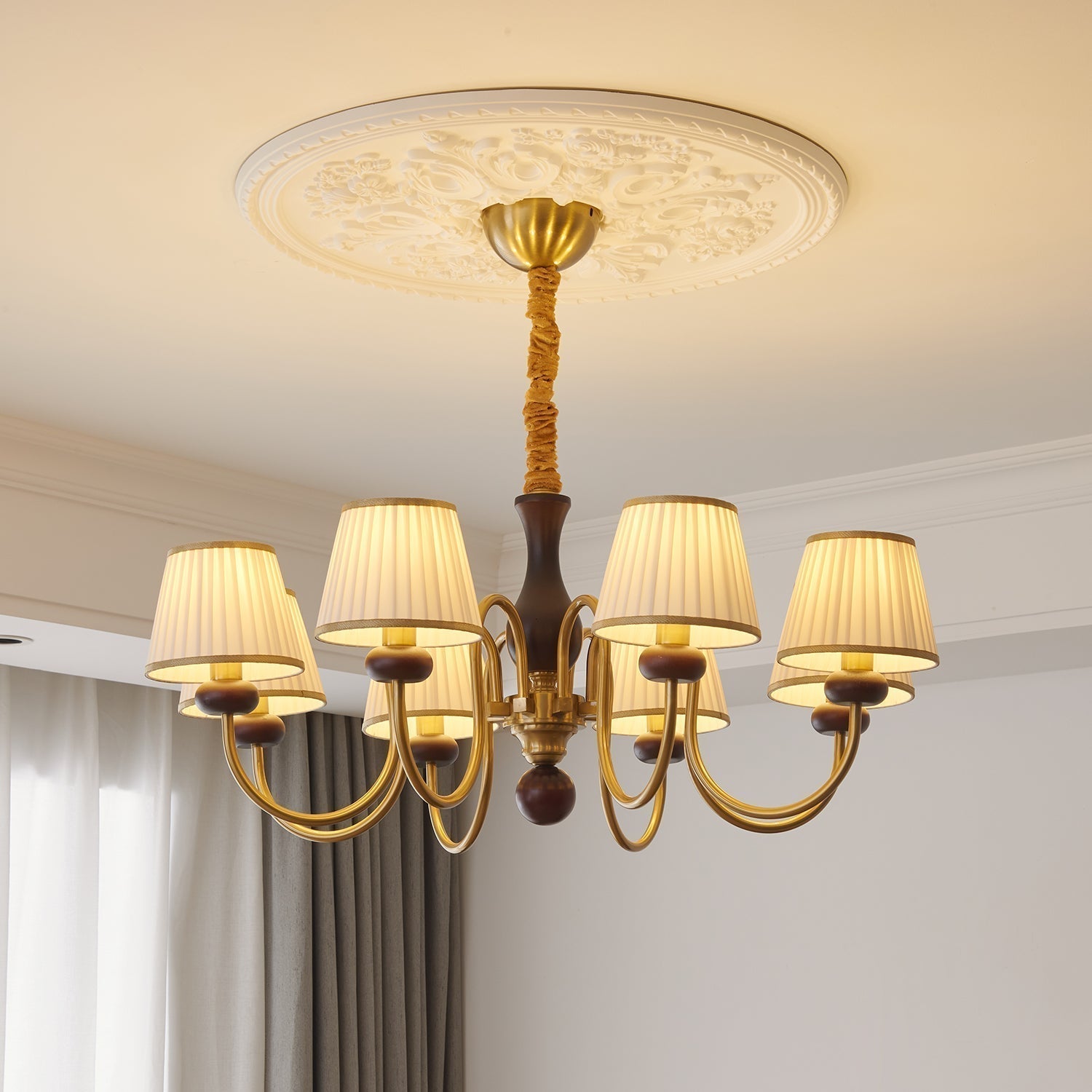 Walden Pleat Chandelier - Letslighting