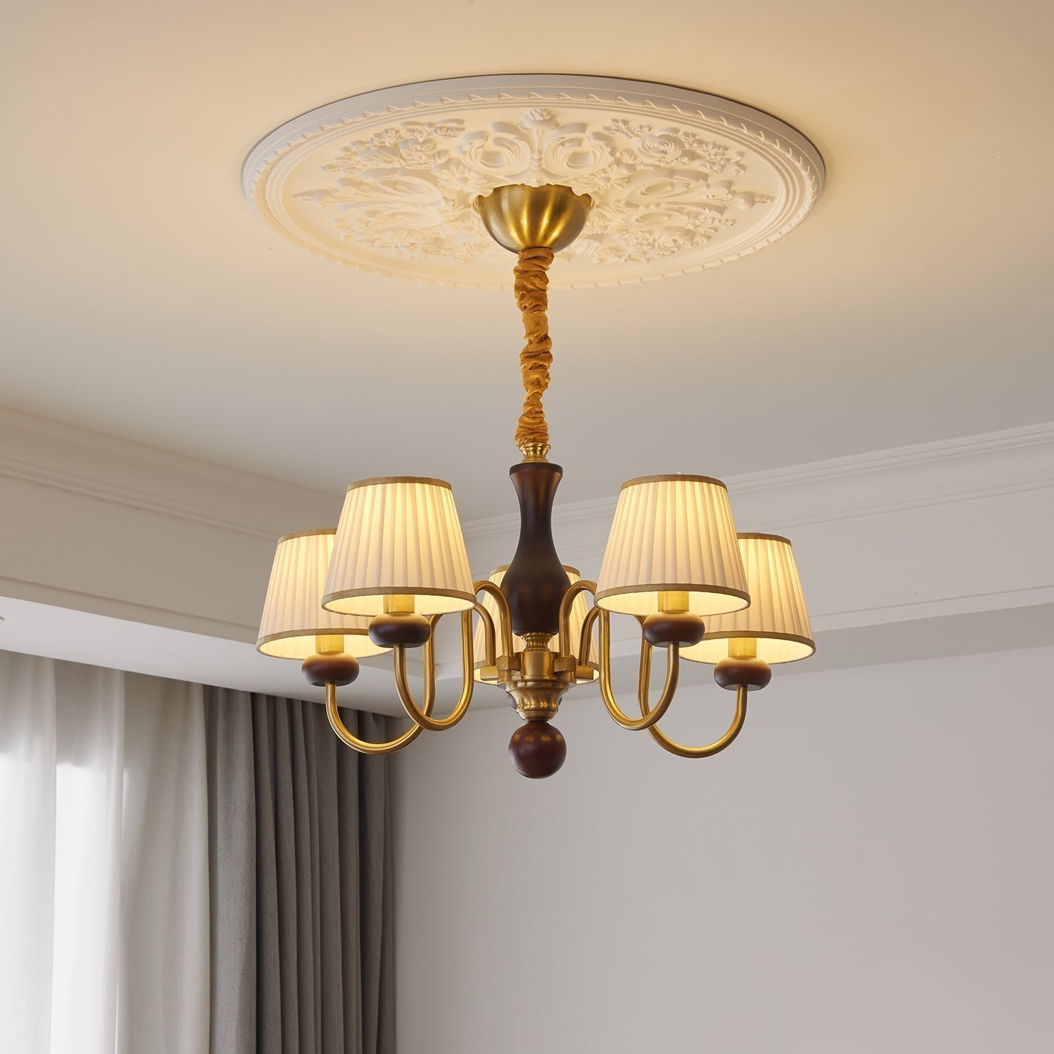Walden Pleat Chandelier - Letslighting