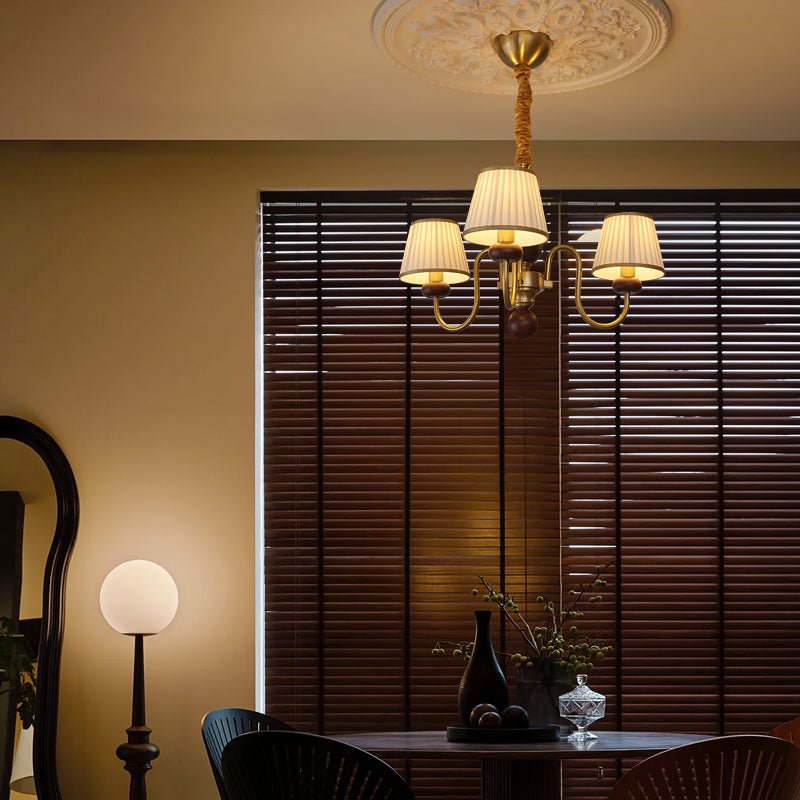 Walden Pleat Chandelier - Letslighting