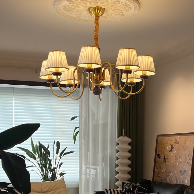 Walden Pleat Chandelier - Letslighting