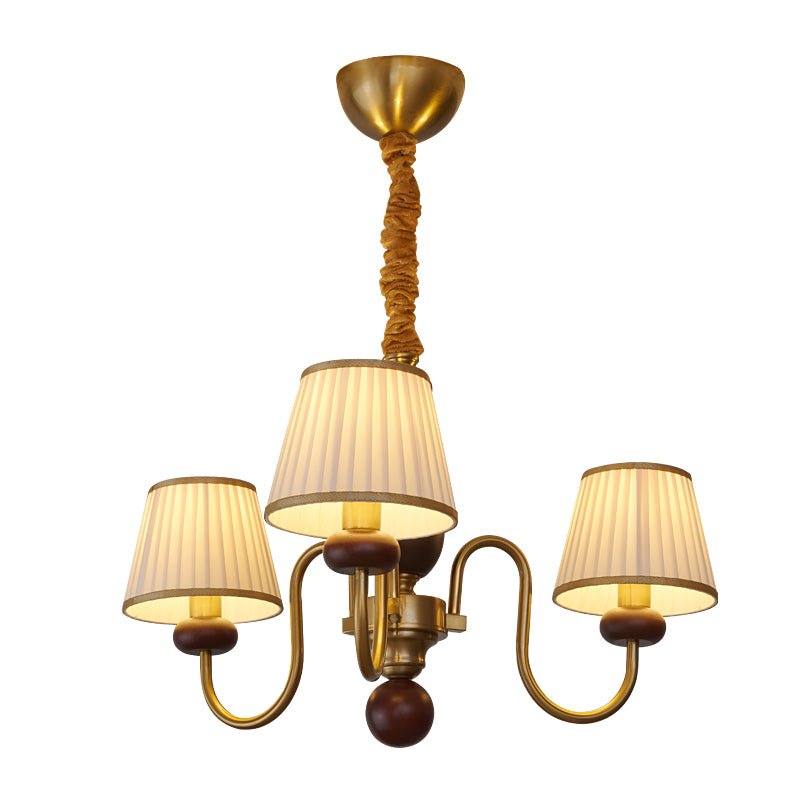 Walden Pleat Chandelier - Letslighting