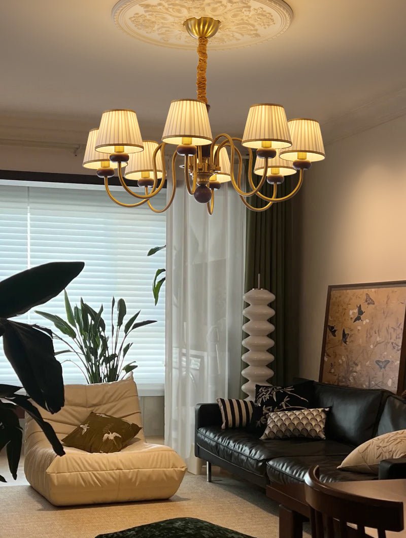 Walden Pleat Chandelier - Letslighting