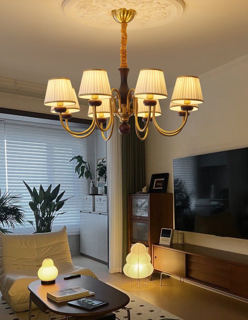 Walden Pleat Chandelier - Letslighting