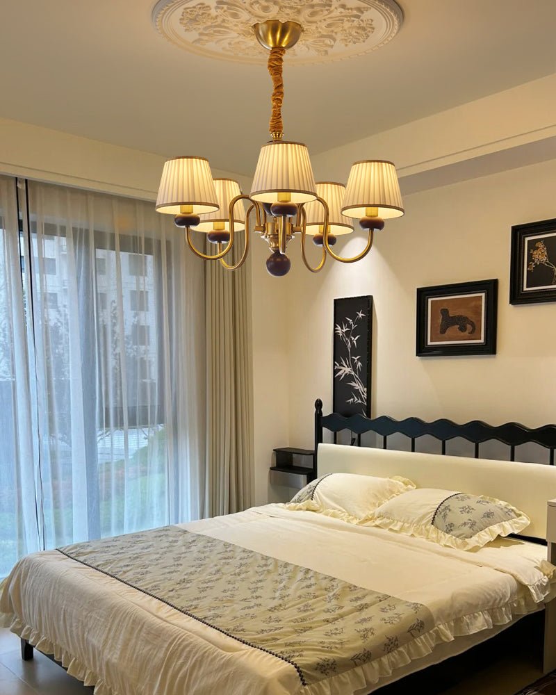 Walden Pleat Chandelier - Letslighting