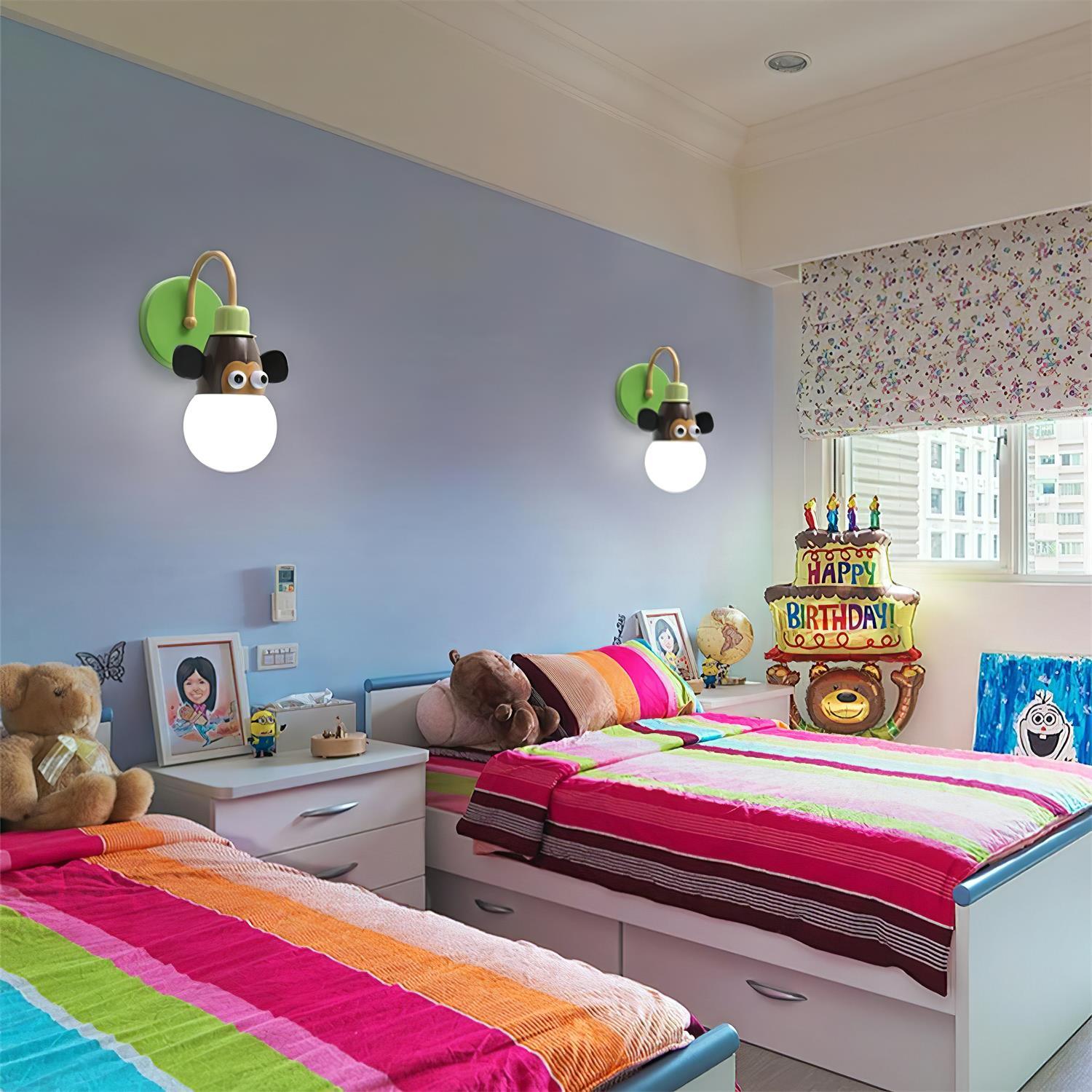 Cartoon Animal Kids Wall Lamp - Letslighting