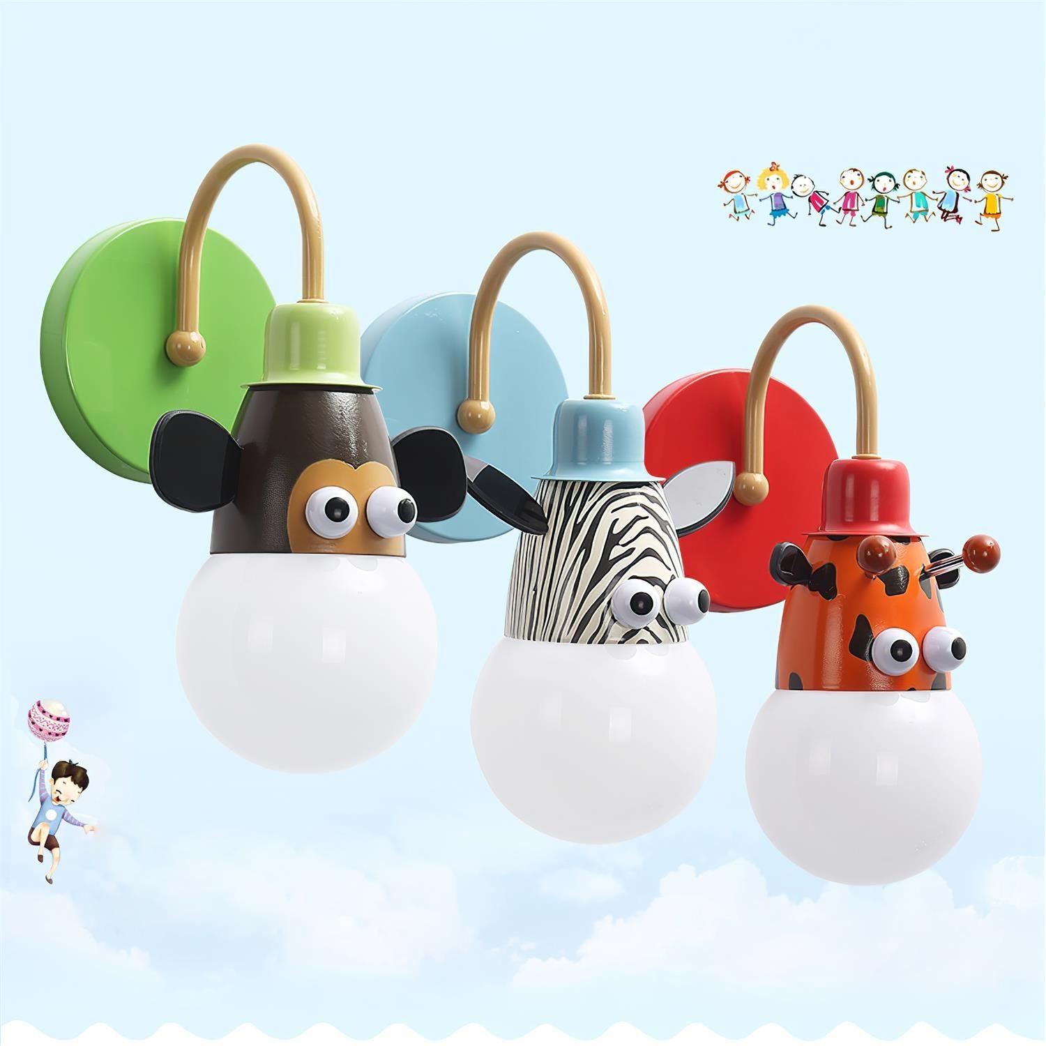 Cartoon Animal Kids Wall Lamp - Letslighting
