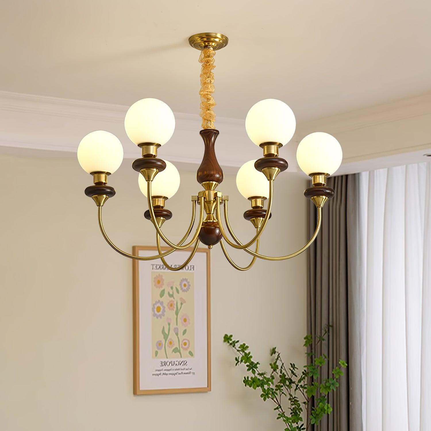 Retro Monique Chandelier - Letslighting
