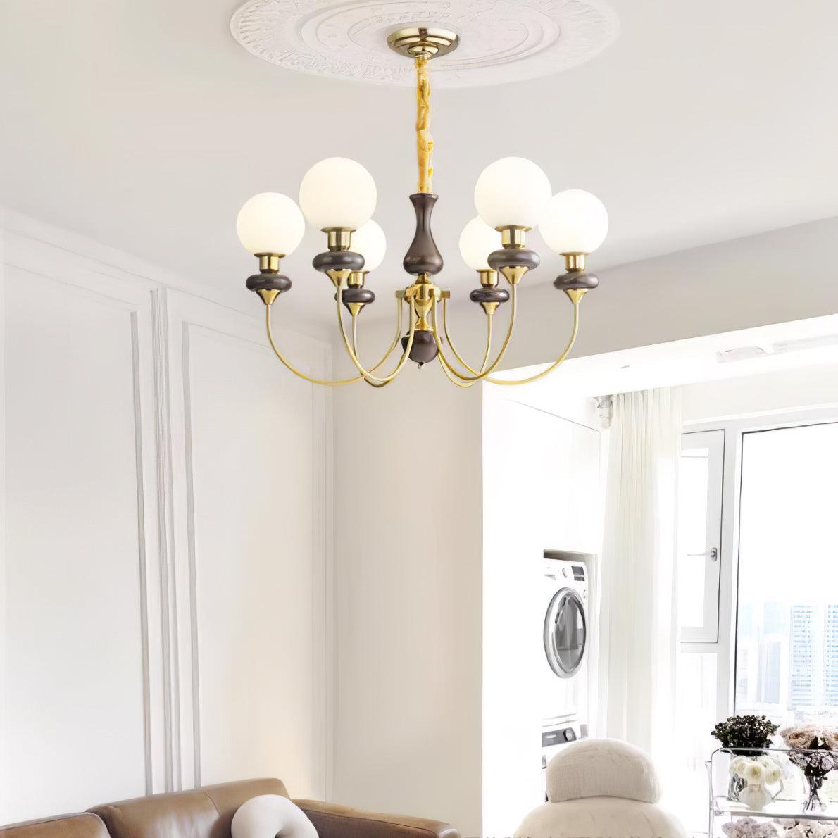 Retro Monique Chandelier - Letslighting