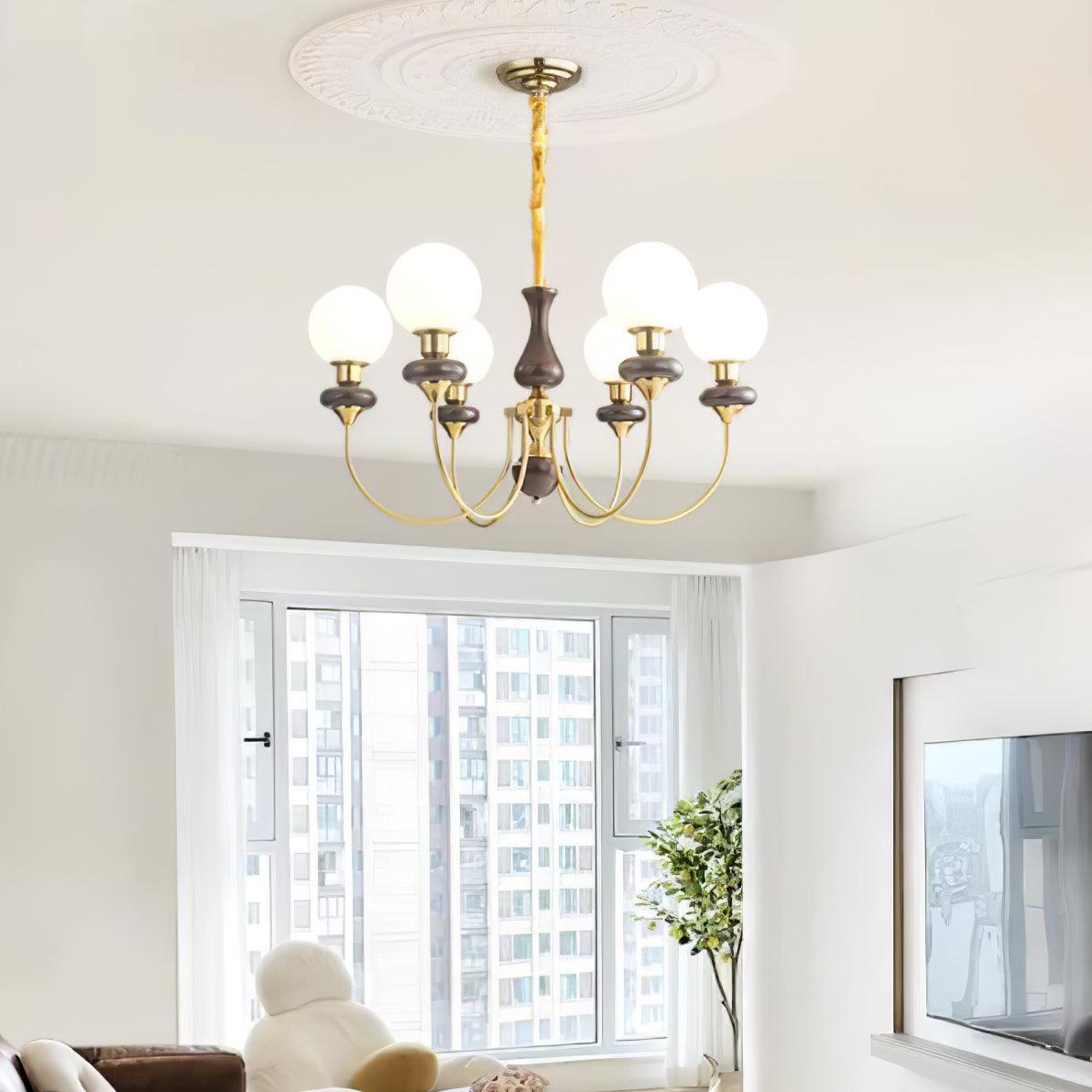 Retro Monique Chandelier - Letslighting