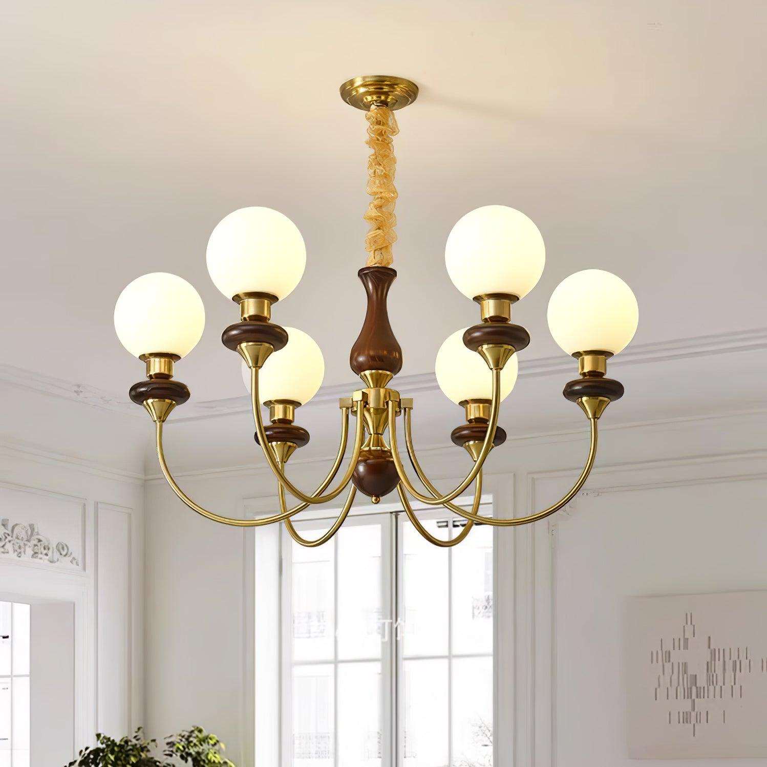 Retro Monique Chandelier - Letslighting