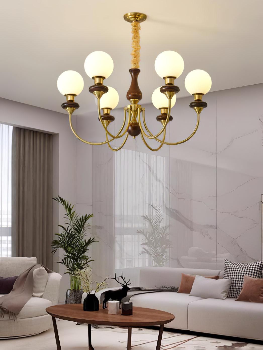 Retro Monique Chandelier - Letslighting