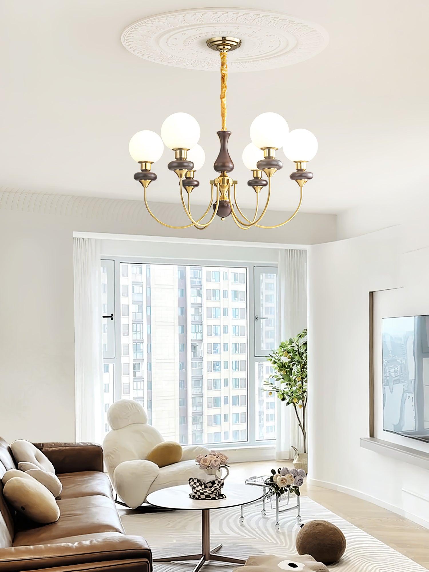 Retro Monique Chandelier - Letslighting