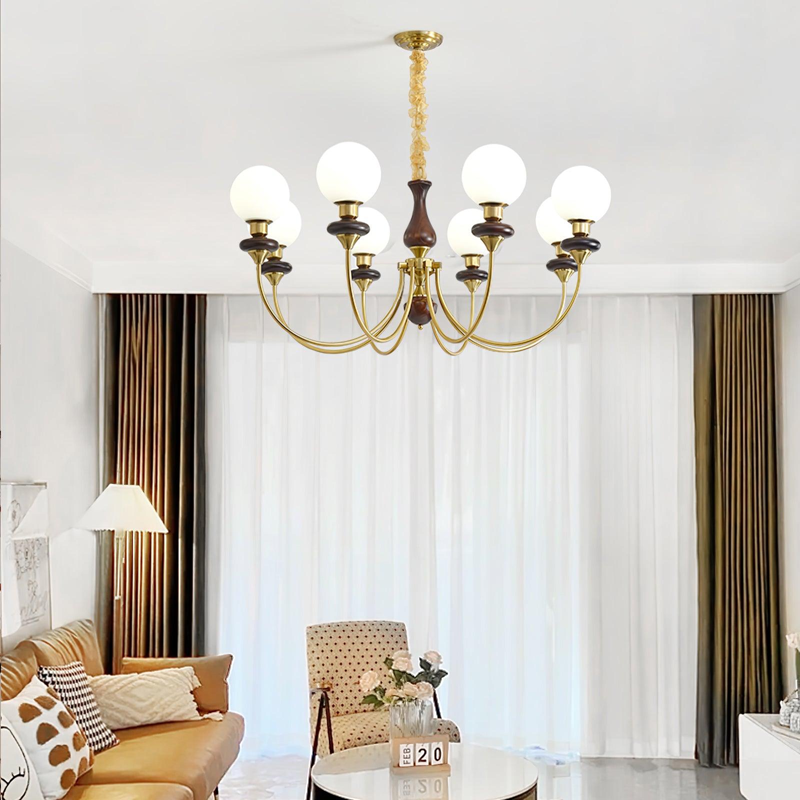 Retro Monique Chandelier - Letslighting
