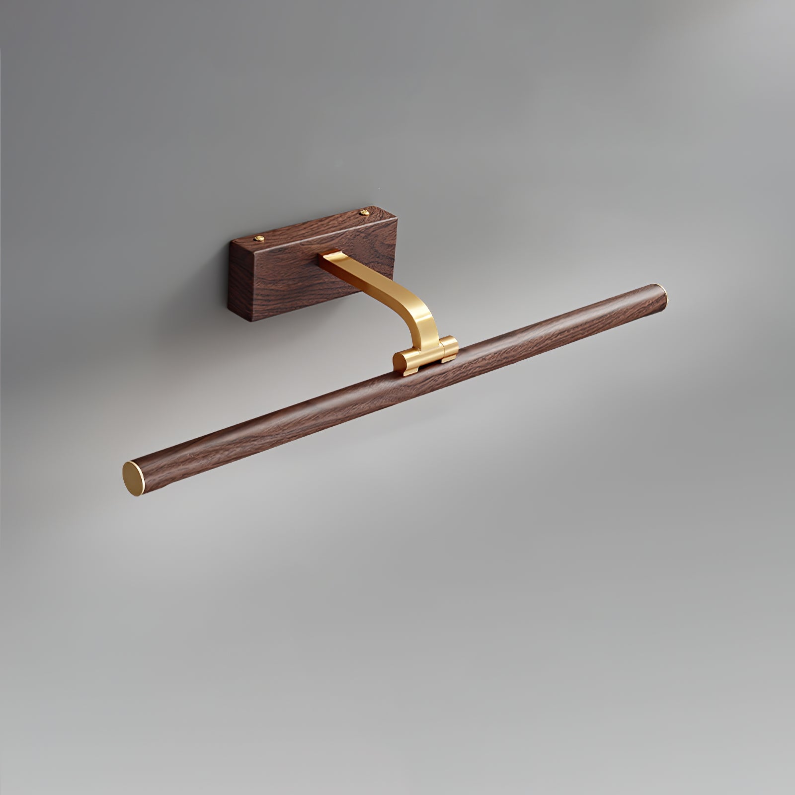 Walnut Color Linear LED Wall Light - Letslighting