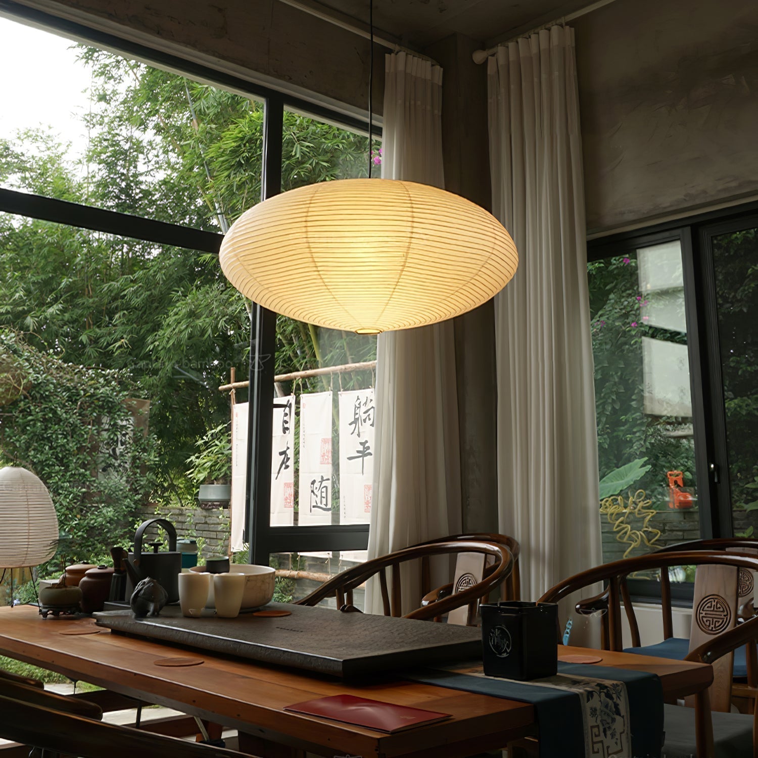 Washi Paper 15A Pendant Light - Letslighting