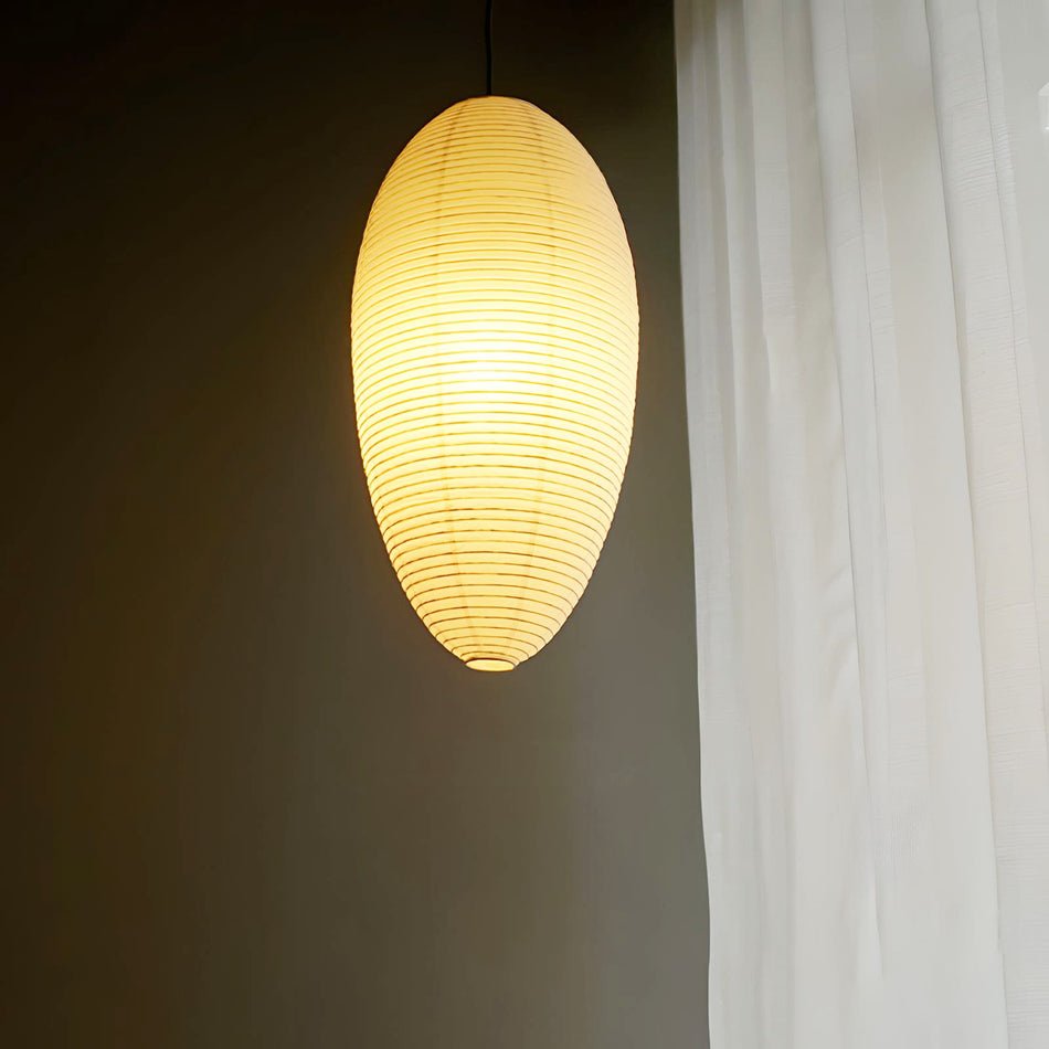Washi Paper Chestnut Pendant Lamp - Letslighting
