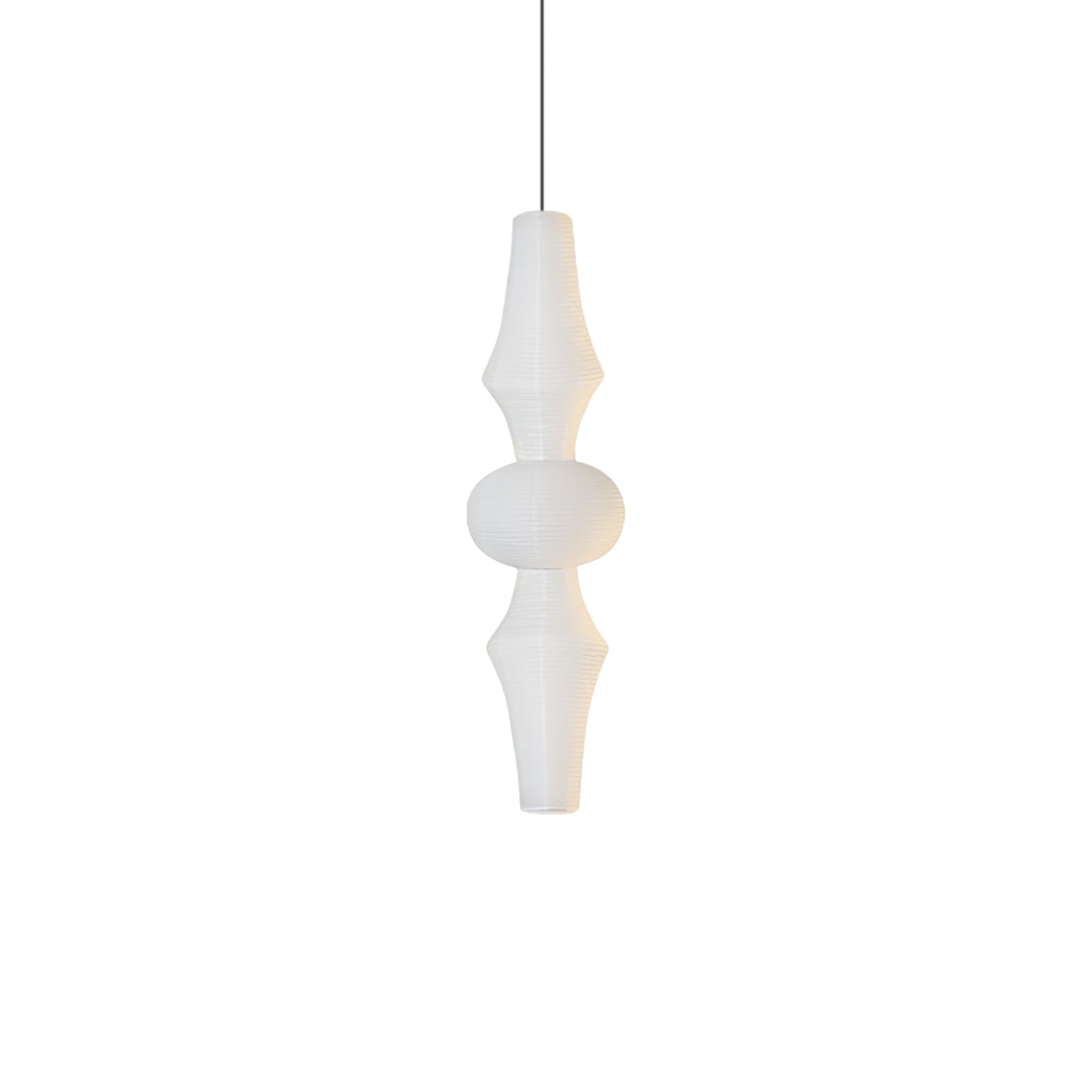 Ritta Lámpara Colgante Vertical Escultural de Papel