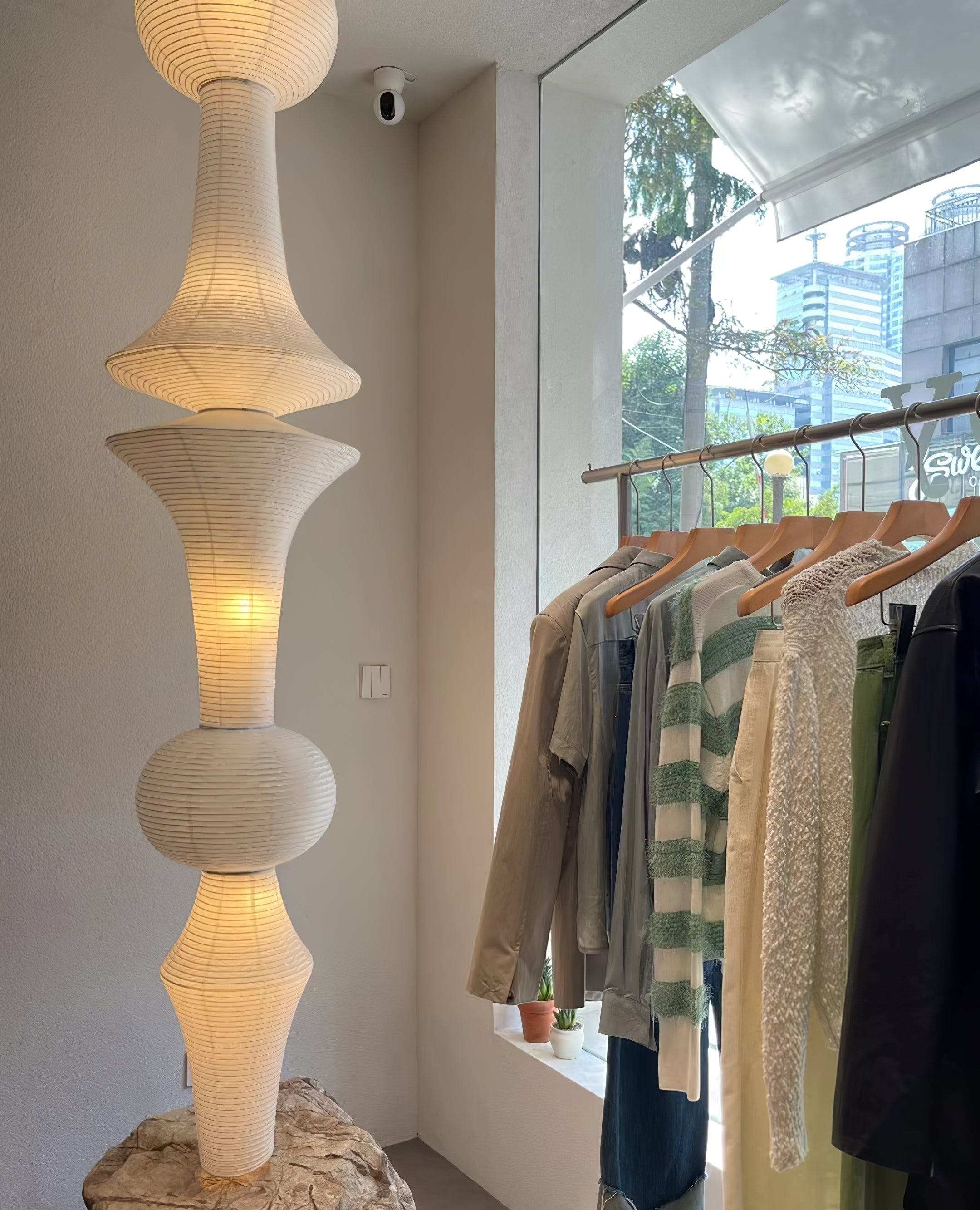 Washi Paper E Pendant Light - Letslighting