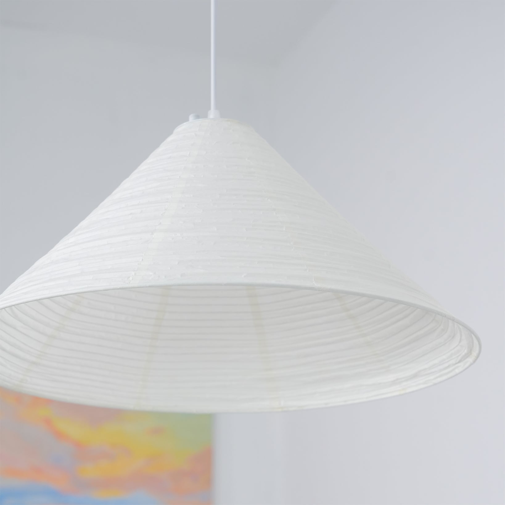 Washi Paper Pyramid Pendant Lamp - Letslighting
