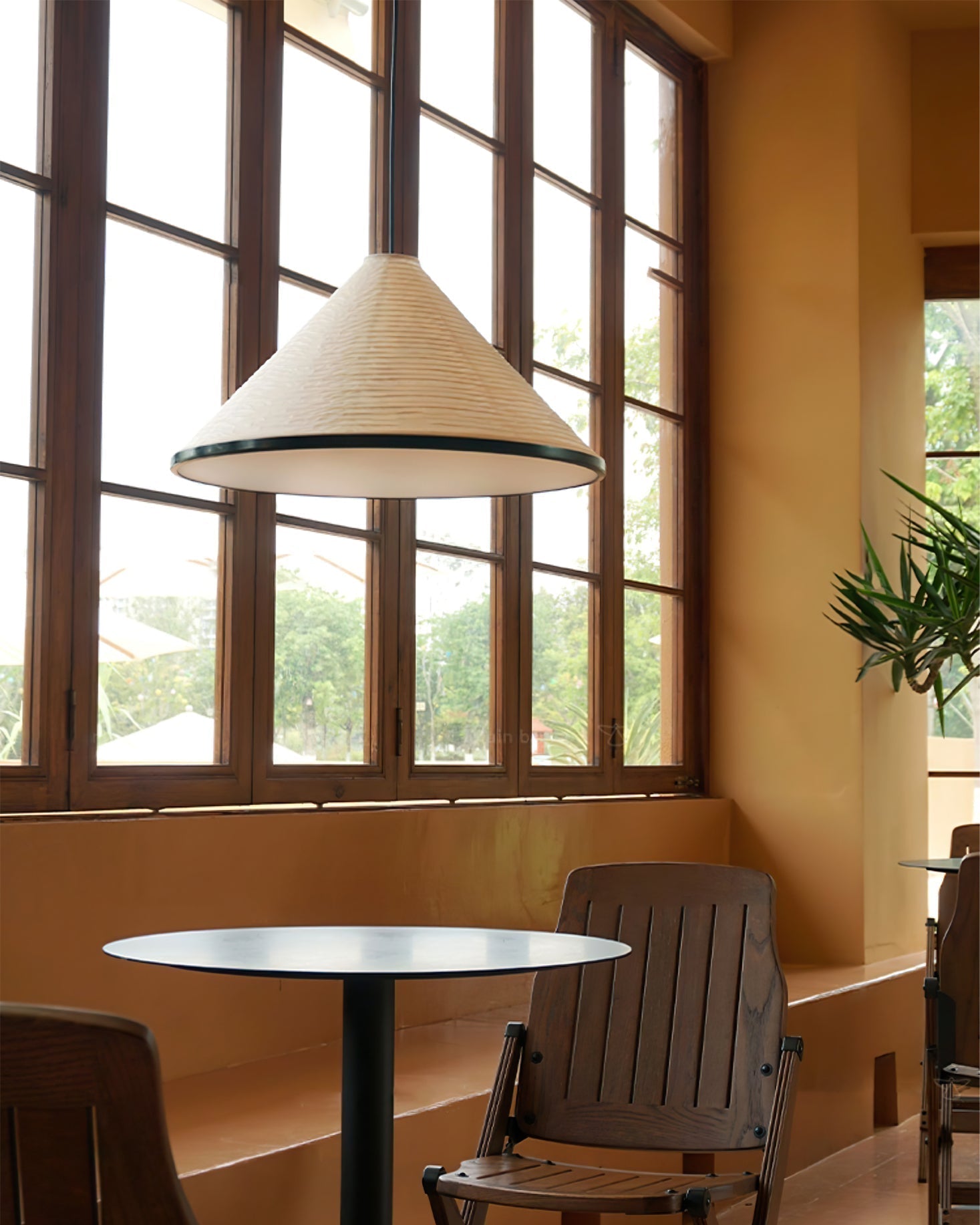 Washi Paper Pyramid Pendant Lamp - Letslighting