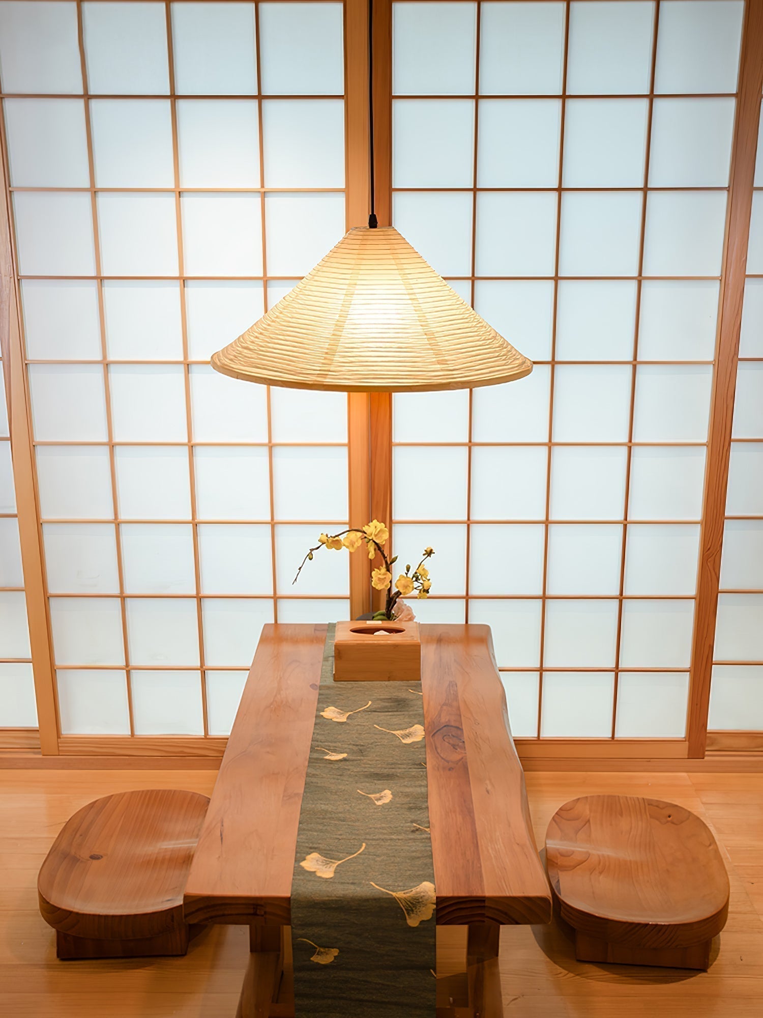 Washi Paper Pyramid Pendant Lamp - Letslighting