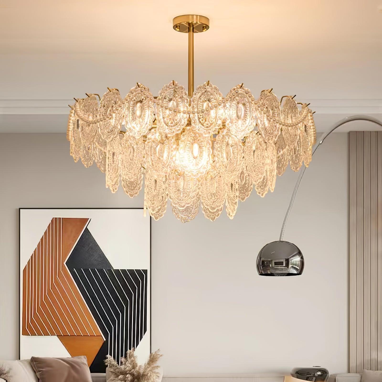Wave Pearl Chandelier - Letslighting