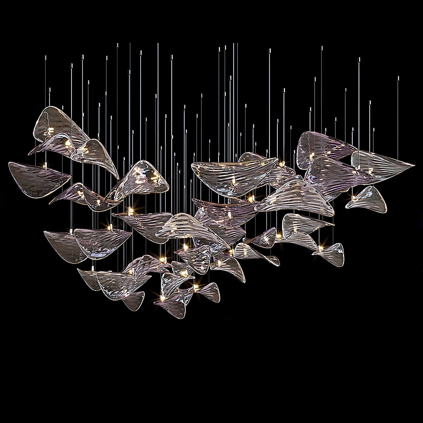 Eurrinia Butterfly Gold Metal Pendant Light - Letslighting