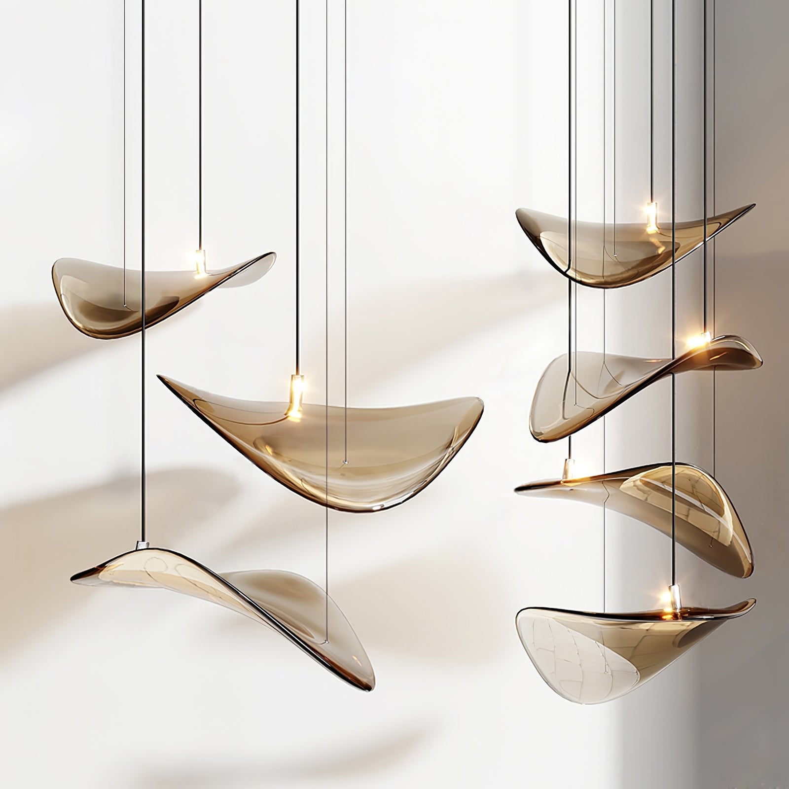 Eurrinia Butterfly Gold Metal Pendant Light - Letslighting