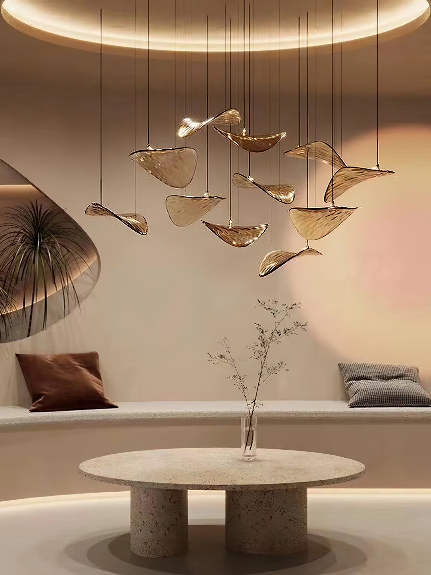 Eurrinia Butterfly Gold Metal Pendant Light - Letslighting