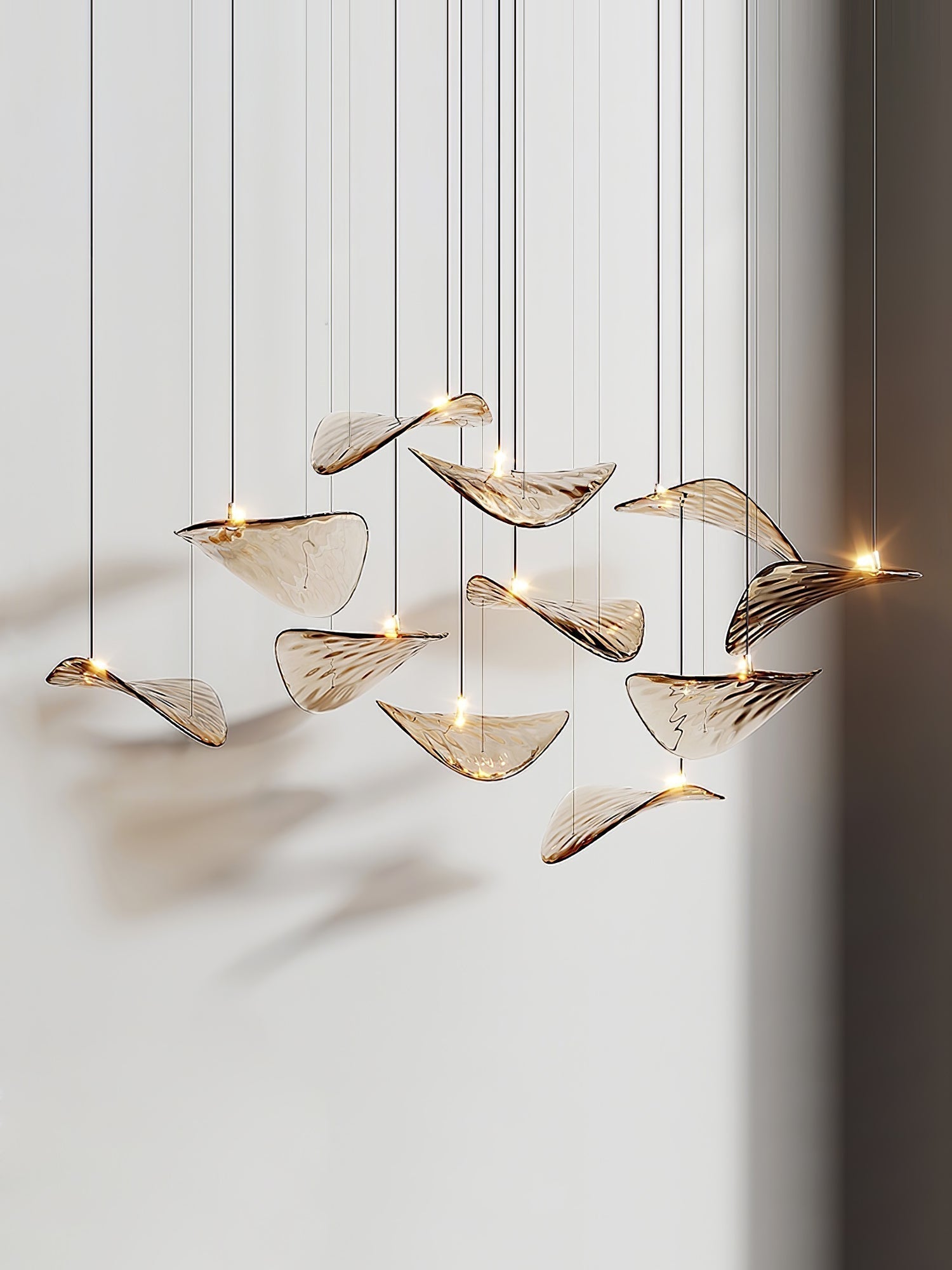 Eurrinia Butterfly Gold Metal Pendant Light - Letslighting