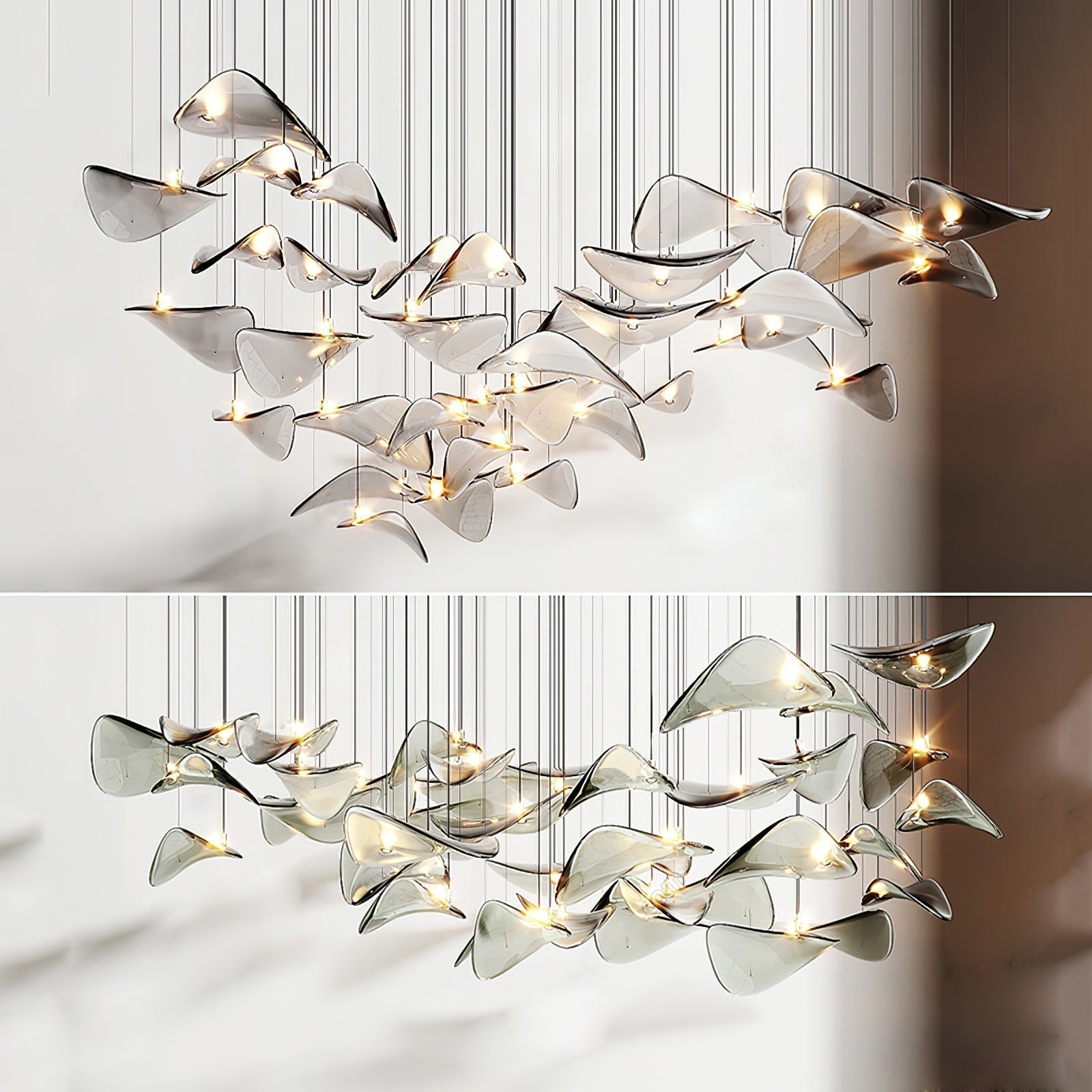 Eurrinia Butterfly Gold Metal Pendant Light - Letslighting