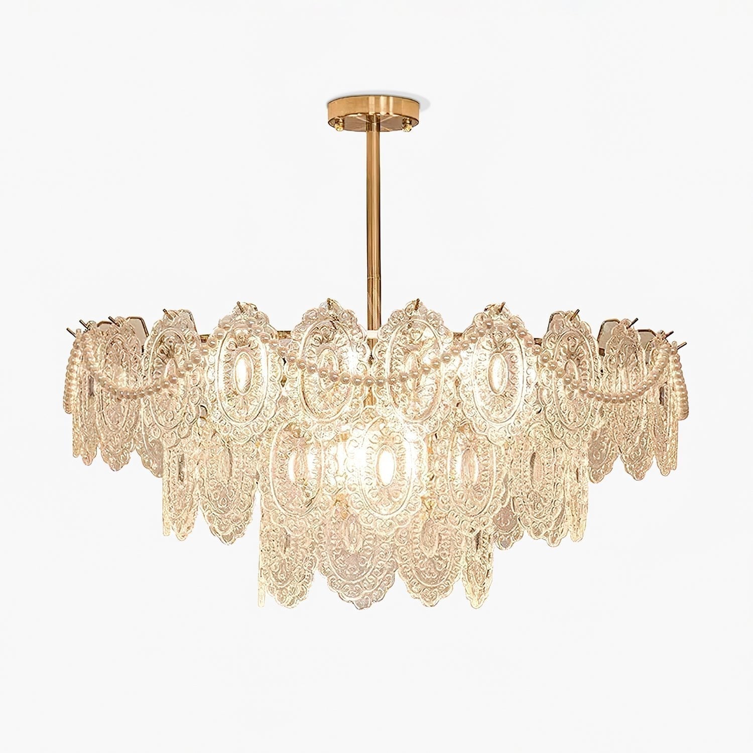 Wave Pearl Chandelier - Letslighting