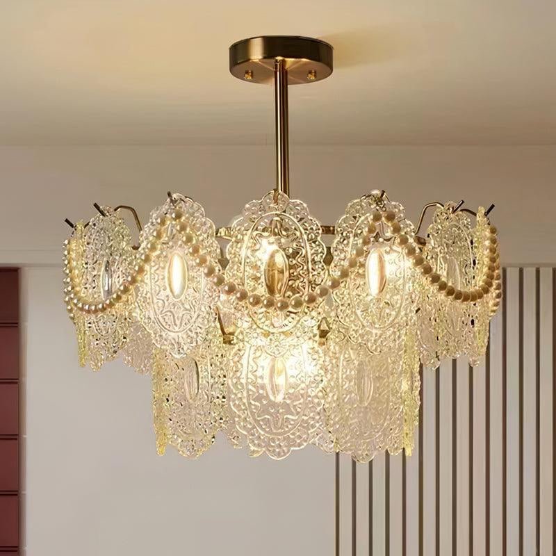 Wave Pearl Chandelier - Letslighting